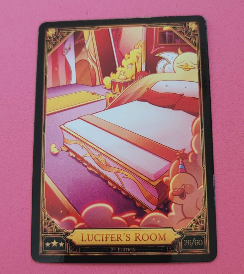 2nd Edition Non-Foil LUCIFER’S ROOM 26/60 – RARE Hazbin Hotel S2 Trading Card
