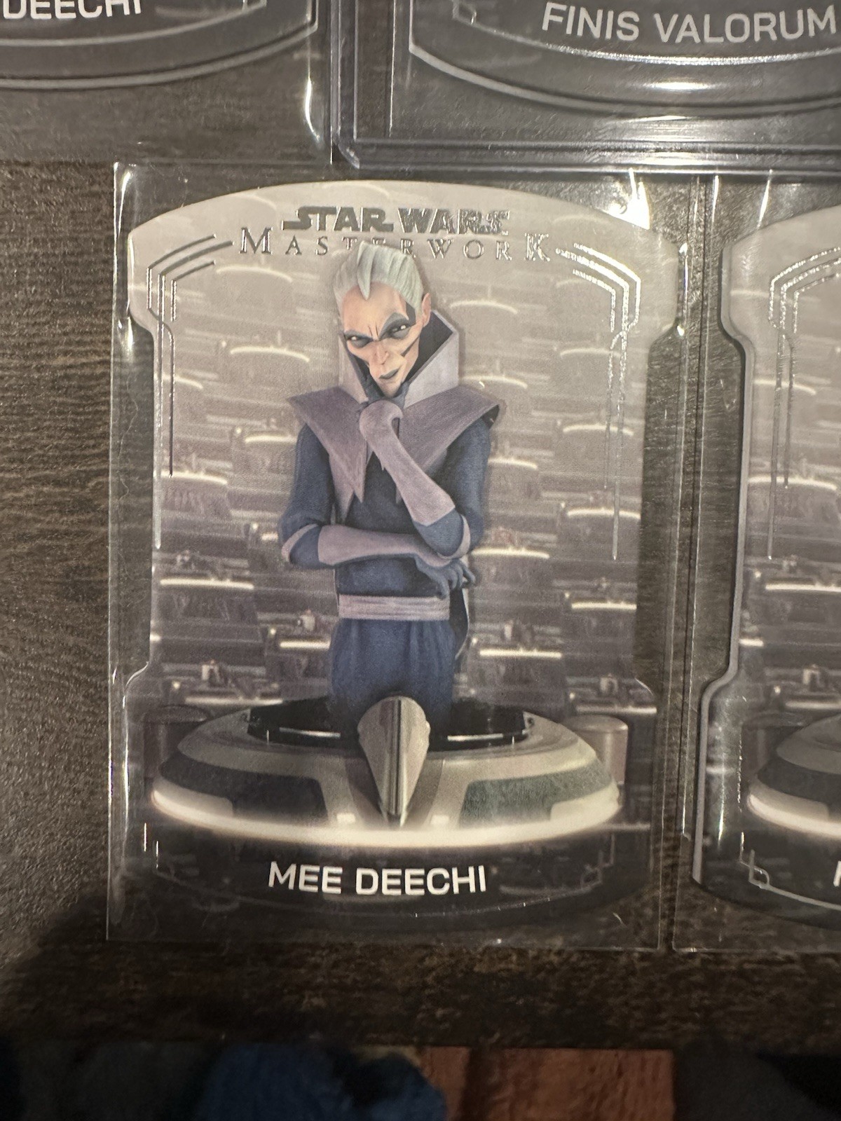 2025 TOPPS STAR WARS MASTERWORK GPOD DIE-CUT #/299 (4) and Base Insert (3)