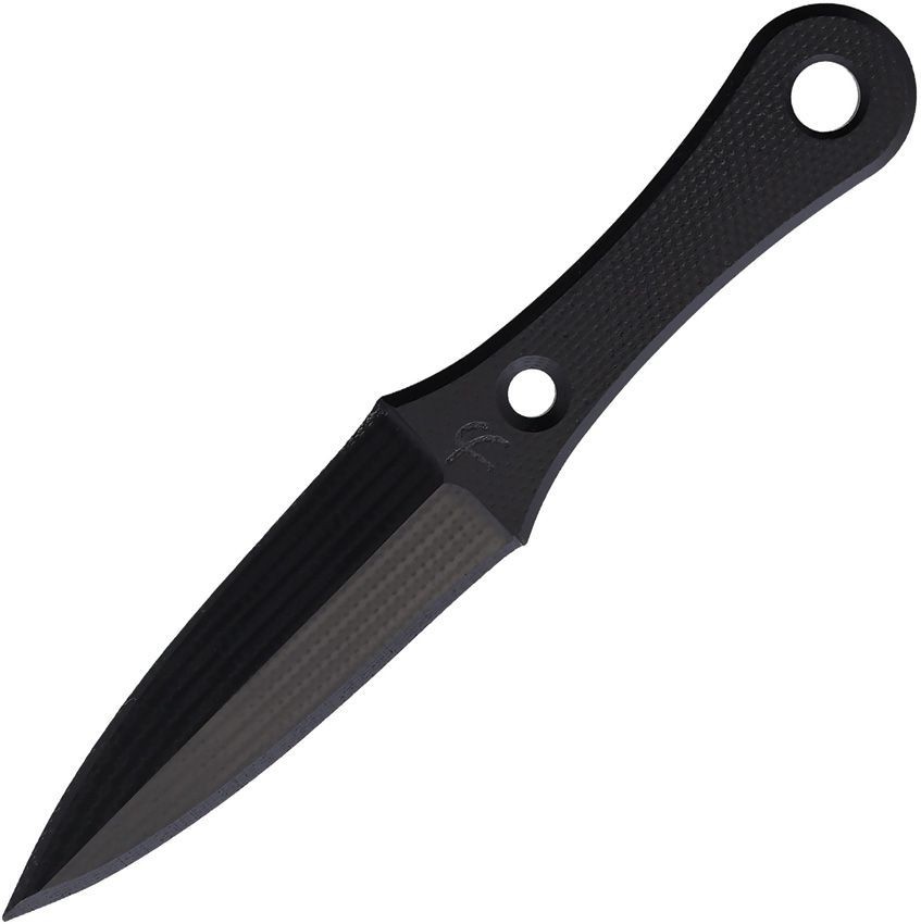 Fred Perrin Lapel Fixed Dagger 2.13″ Double Edge G10 One-Piece Construction
