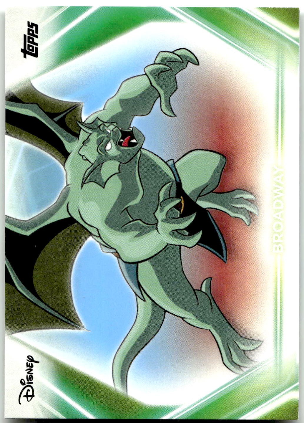 2026 Topps Disney Neon #138 Broadway Gargoyles Disney SP Variation NM First Topp