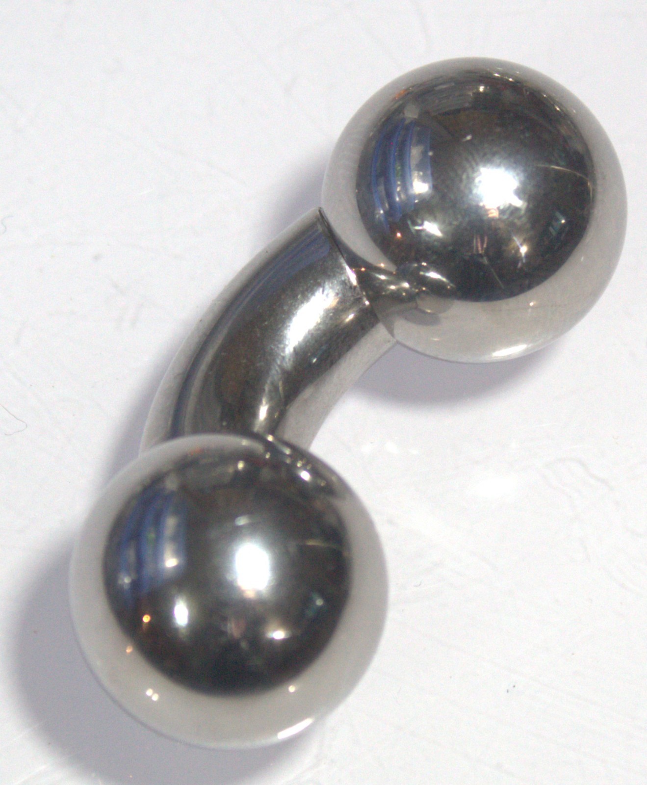 00g 1/2 Big XL Steel 19mm Ball Prince Albert Public Frenum Ear Barbell Weight