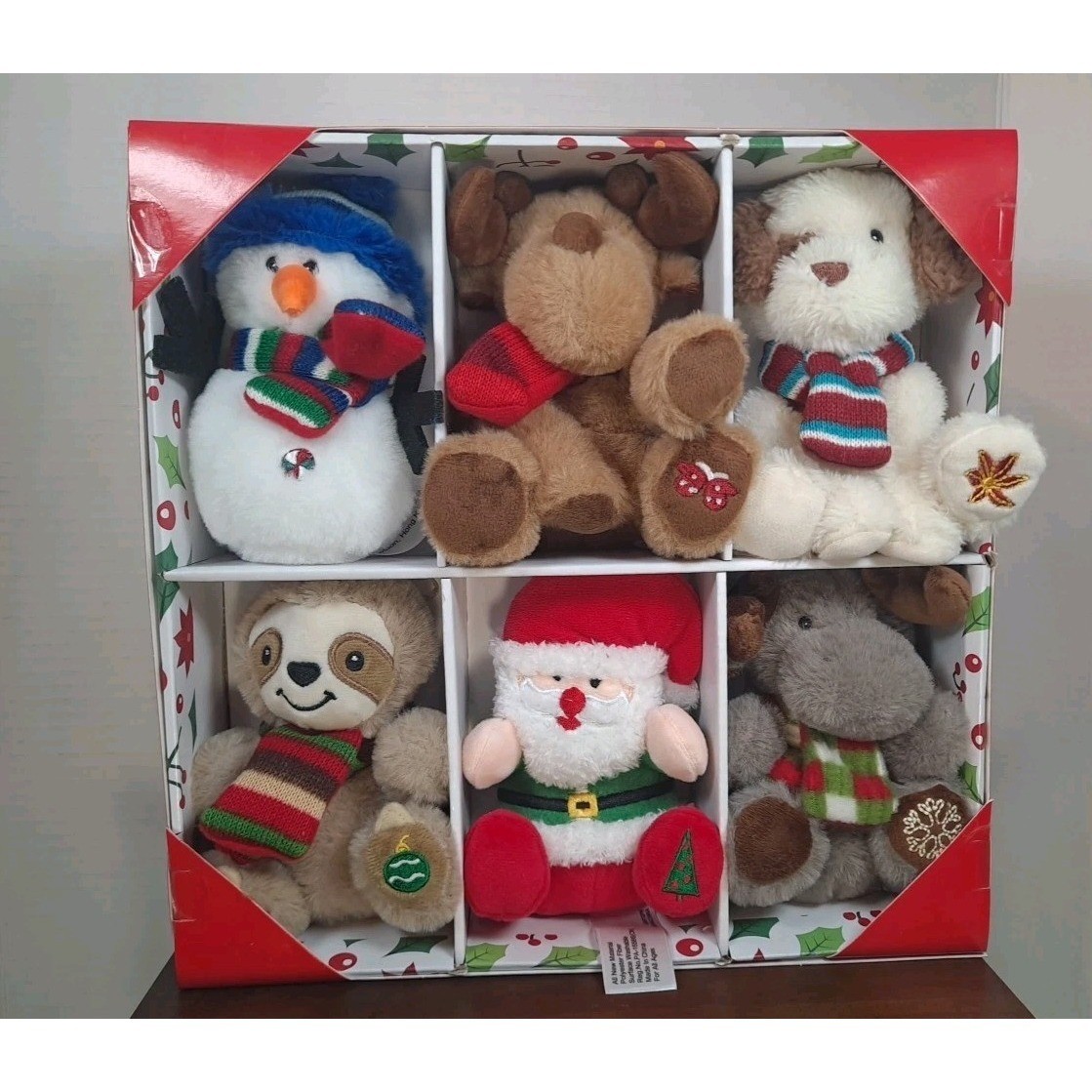 12 Piece Hugfun International 4.5″ Bear And Animal Plush Ornaments Costco