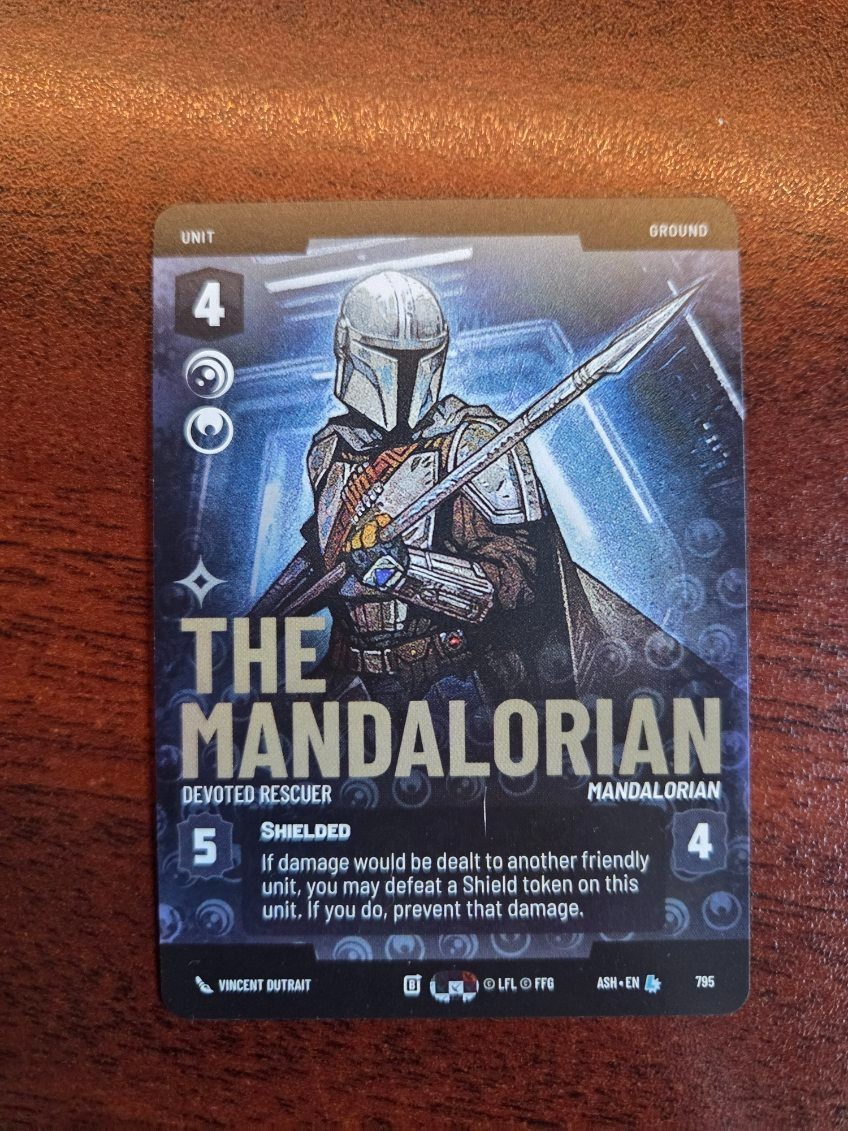 Star Wars Unlimited Ashes Of The Empire Prestige The Mandalorian 795 L
