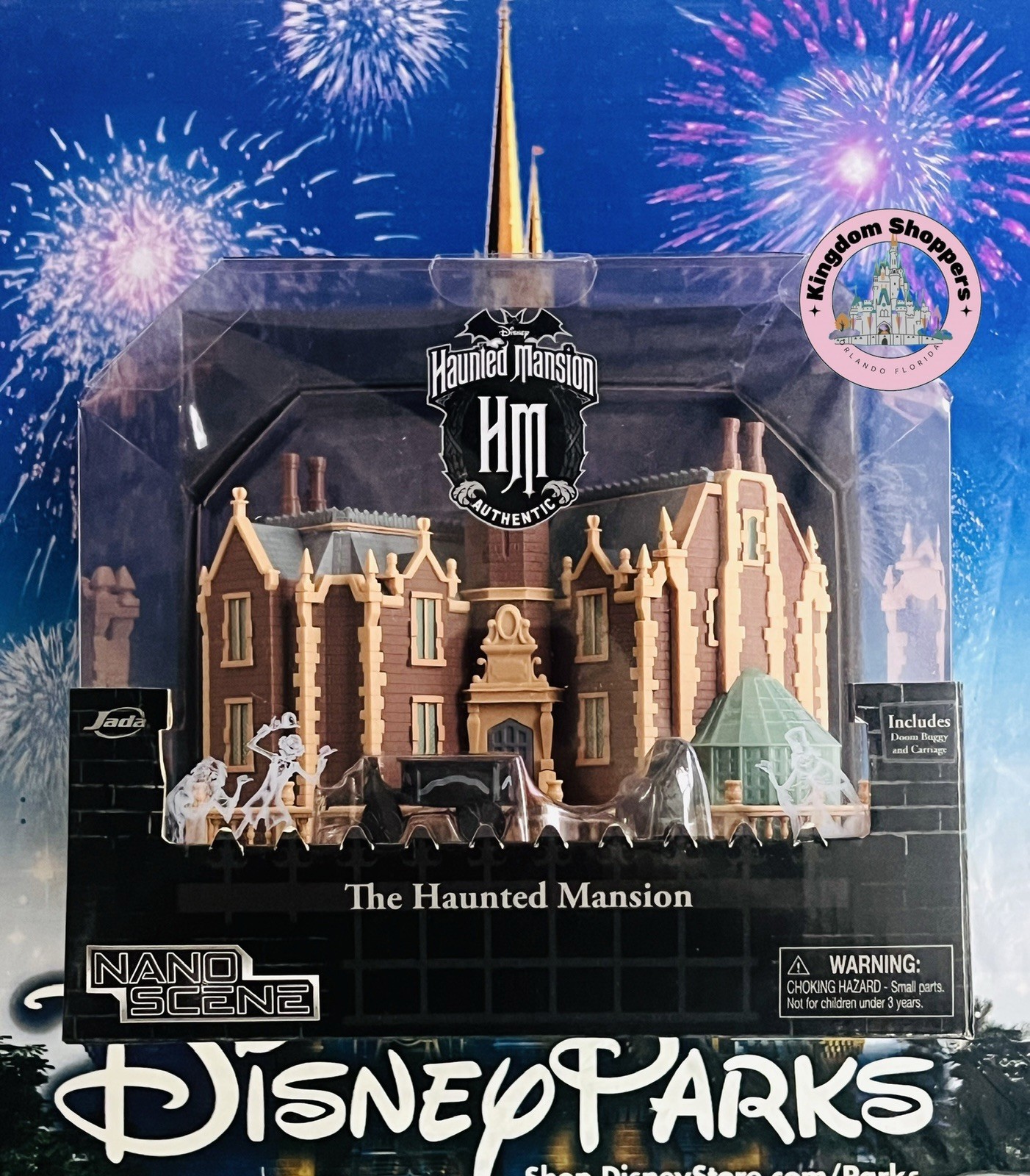 2026 Walt Disney World Parks Haunted Mansion Nano Scene Miniature Replica New
