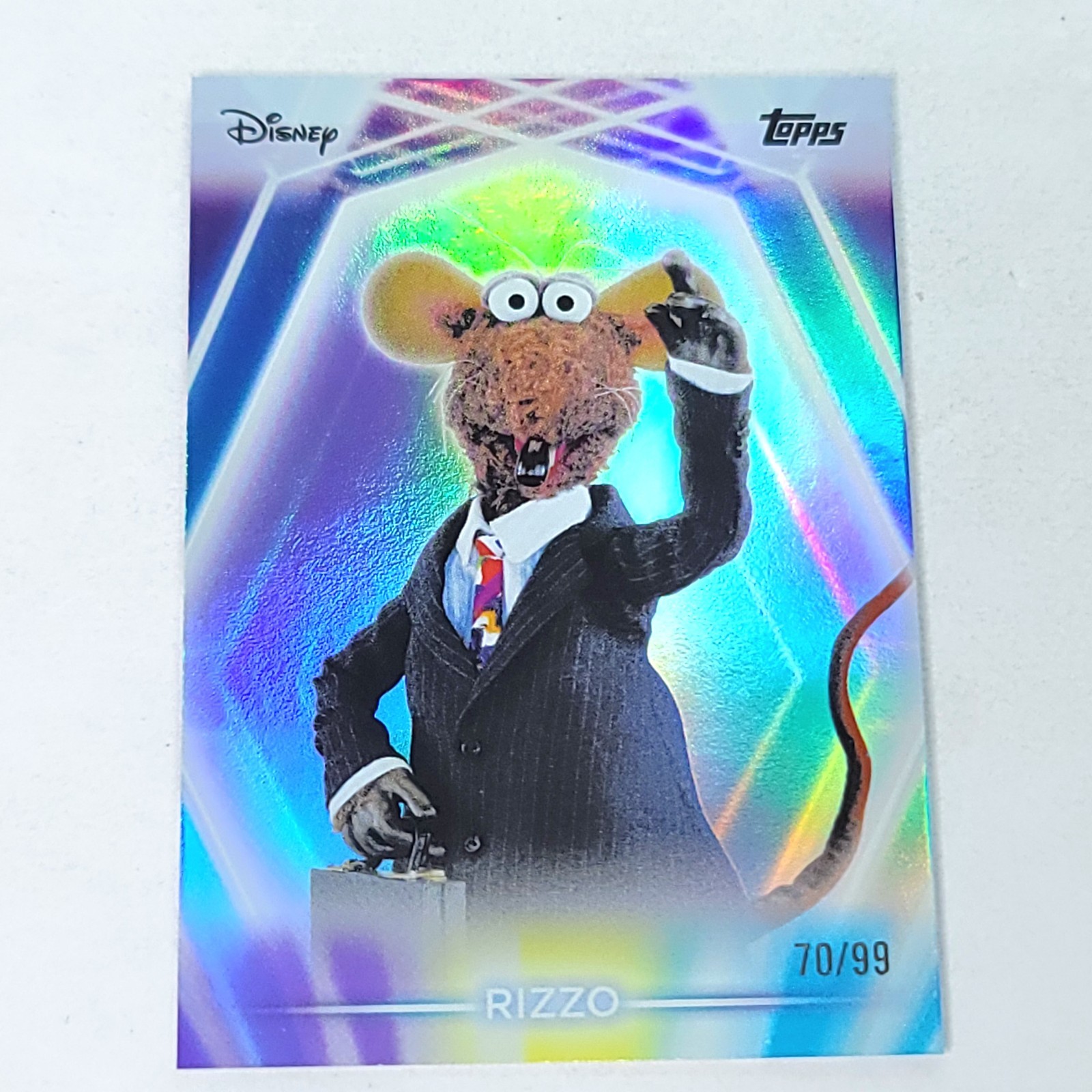 Rizzo Topps 2026 Disney Neon Holo Parallel Refractor Limited 70/99