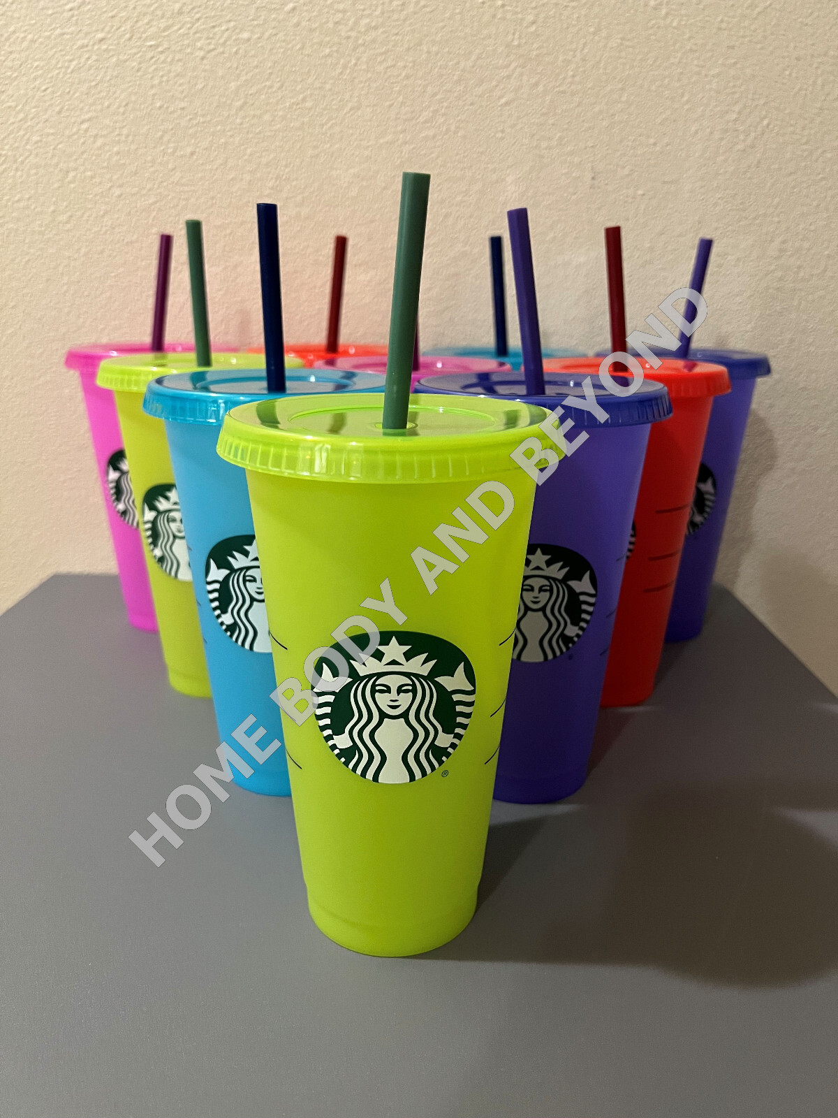 STARBUCKS Reusable Venti 24 Oz UV Activated Color Changing Cold Cup You Choose