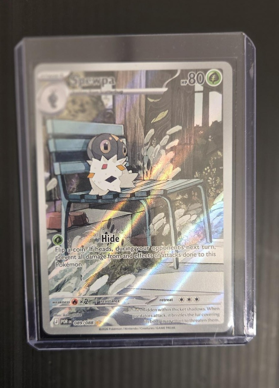Pokemon TCG Spewpa 089/088 Perfect Order Illustration Rare NM
