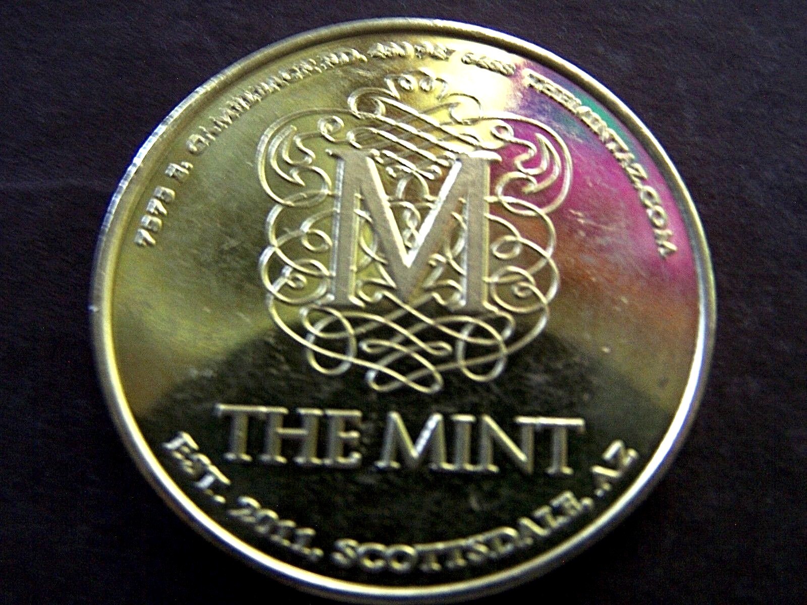 THE MINT—SCOTTSDALE, ARIZONA BRONZE SOUVENIR MEDALLION