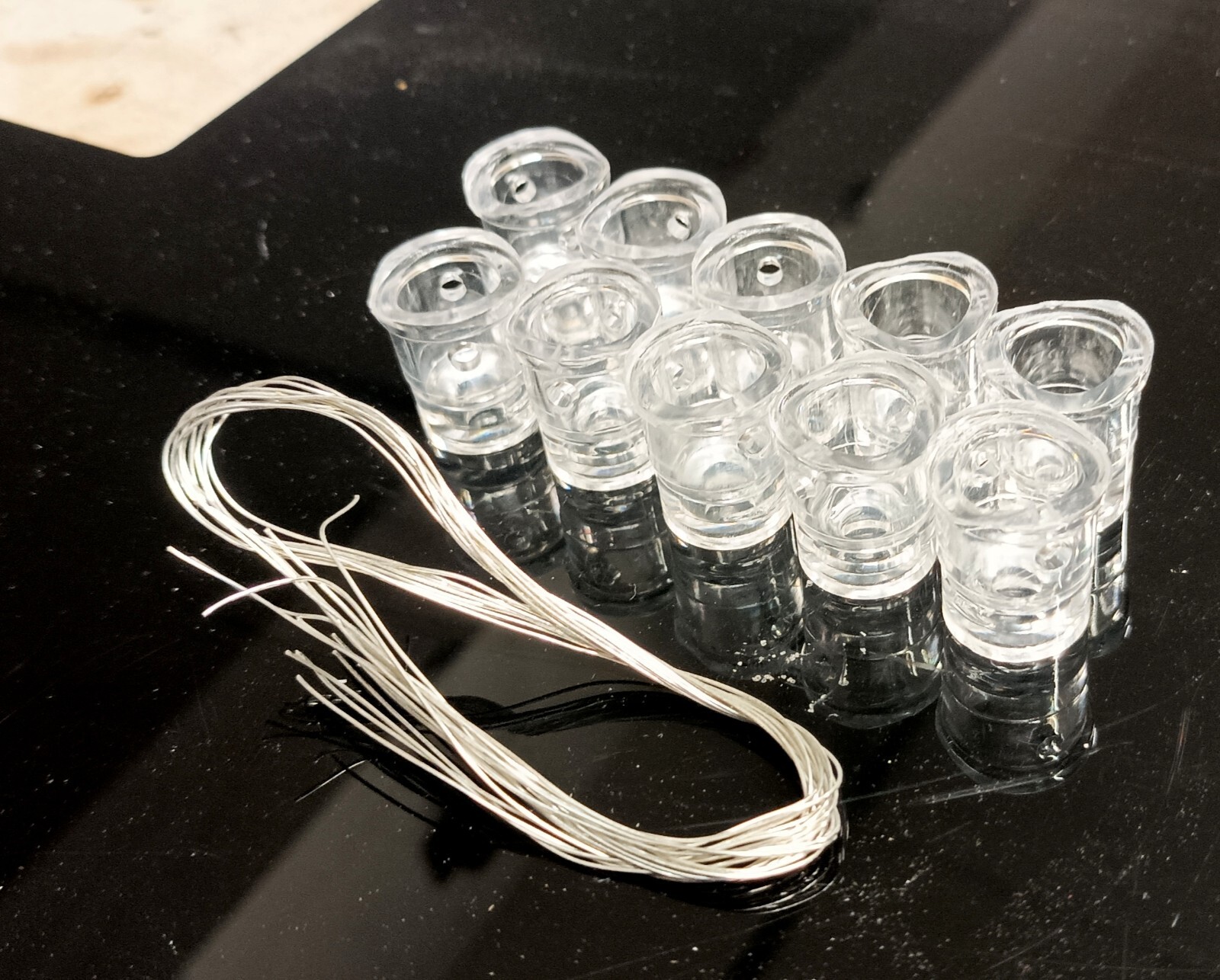 Round Neon Tube Support 10mm Tall = 3/8