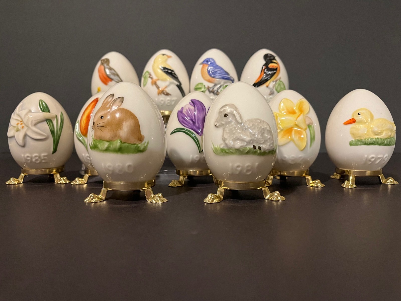 Goebel Annual Easter Eggs – 1978 through 1989