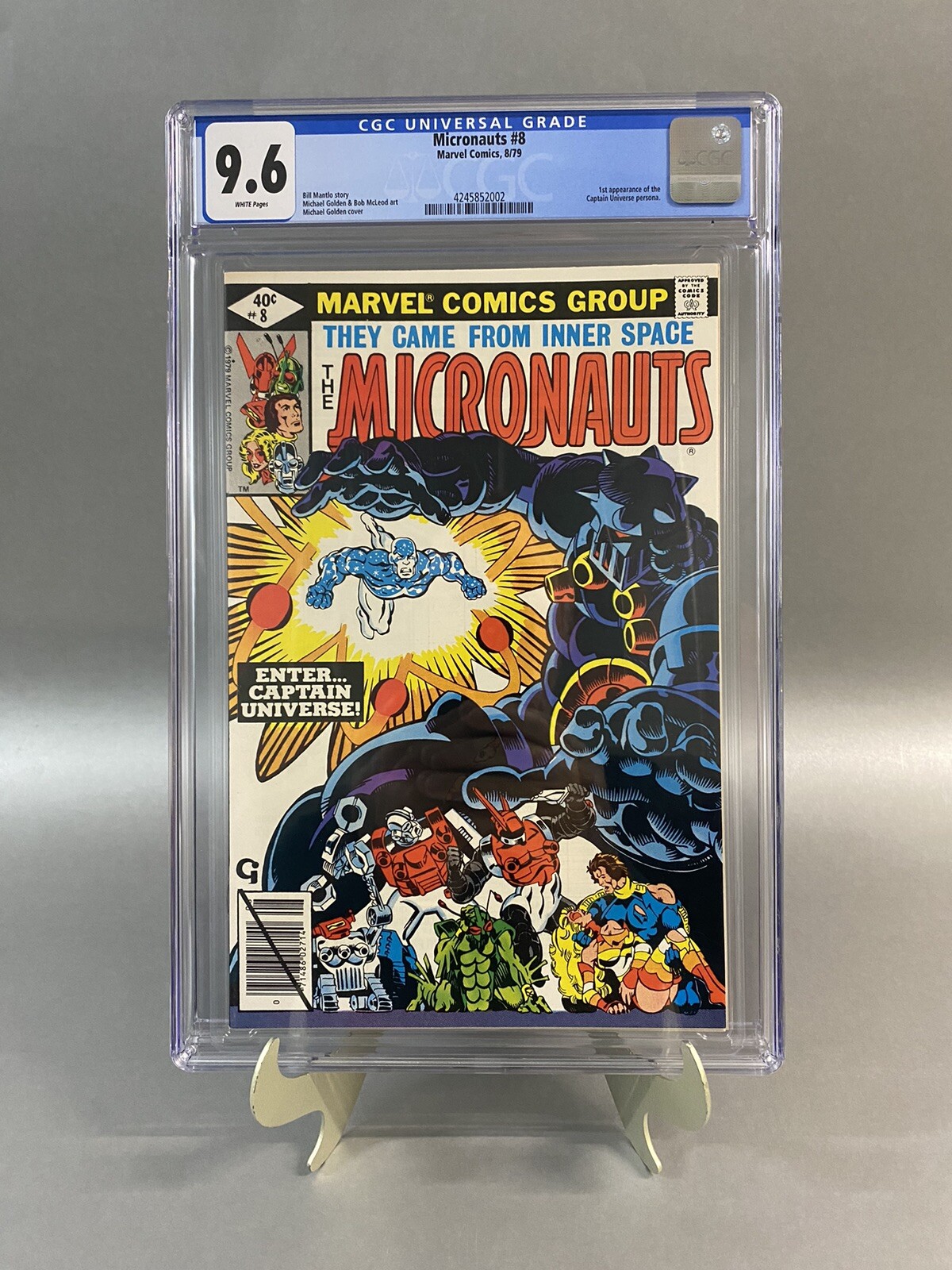 Micronauts #8 CGC 9.6 (NM+) 1st App Captain Universe Marvel 1979 NEWLY GRADED 🔑