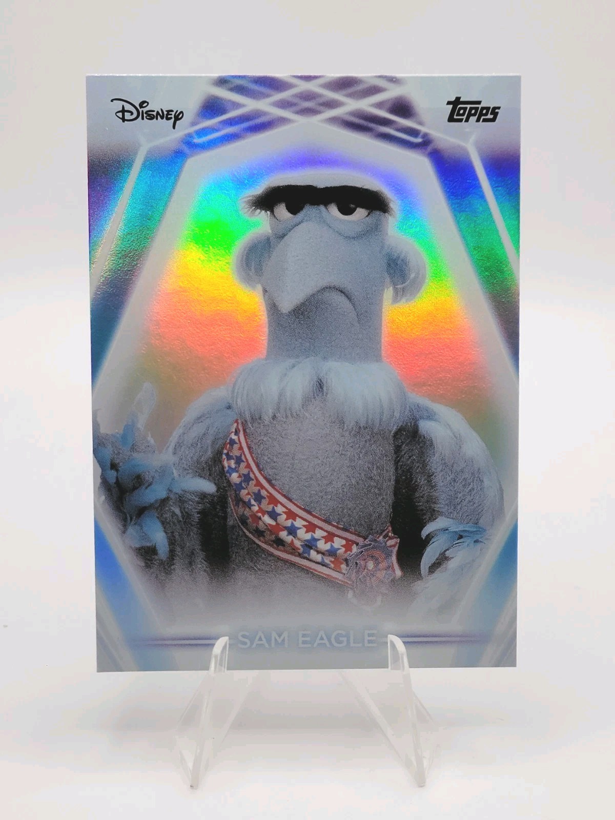 2026 Topps Disney Neon Sam Eagle Rainbow Foil