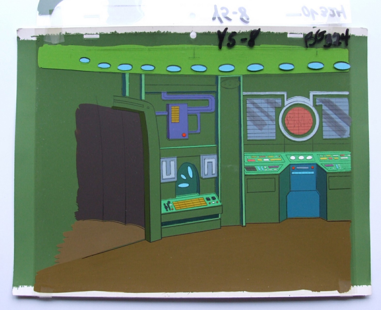 Space Sentinels Original Animation Cels & Background Art Job Lot Filmation 1977
