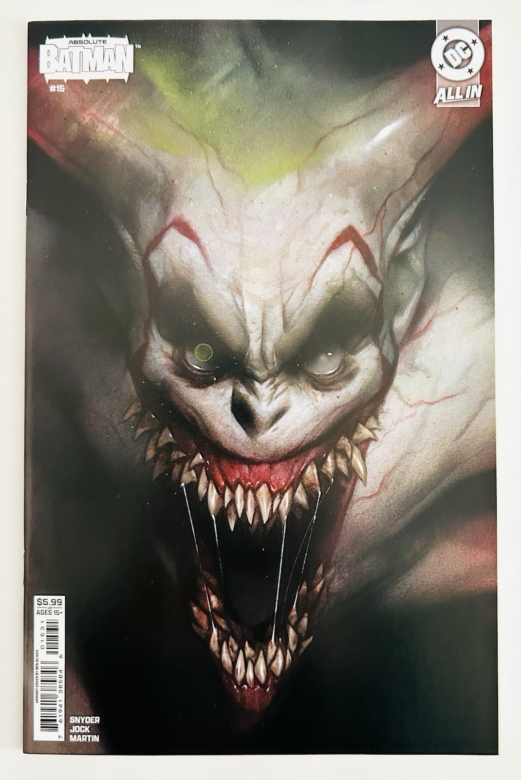 Absolute Batman #15 Ben Oliver Variant Cover C 2026 Joker DC – 1st Print