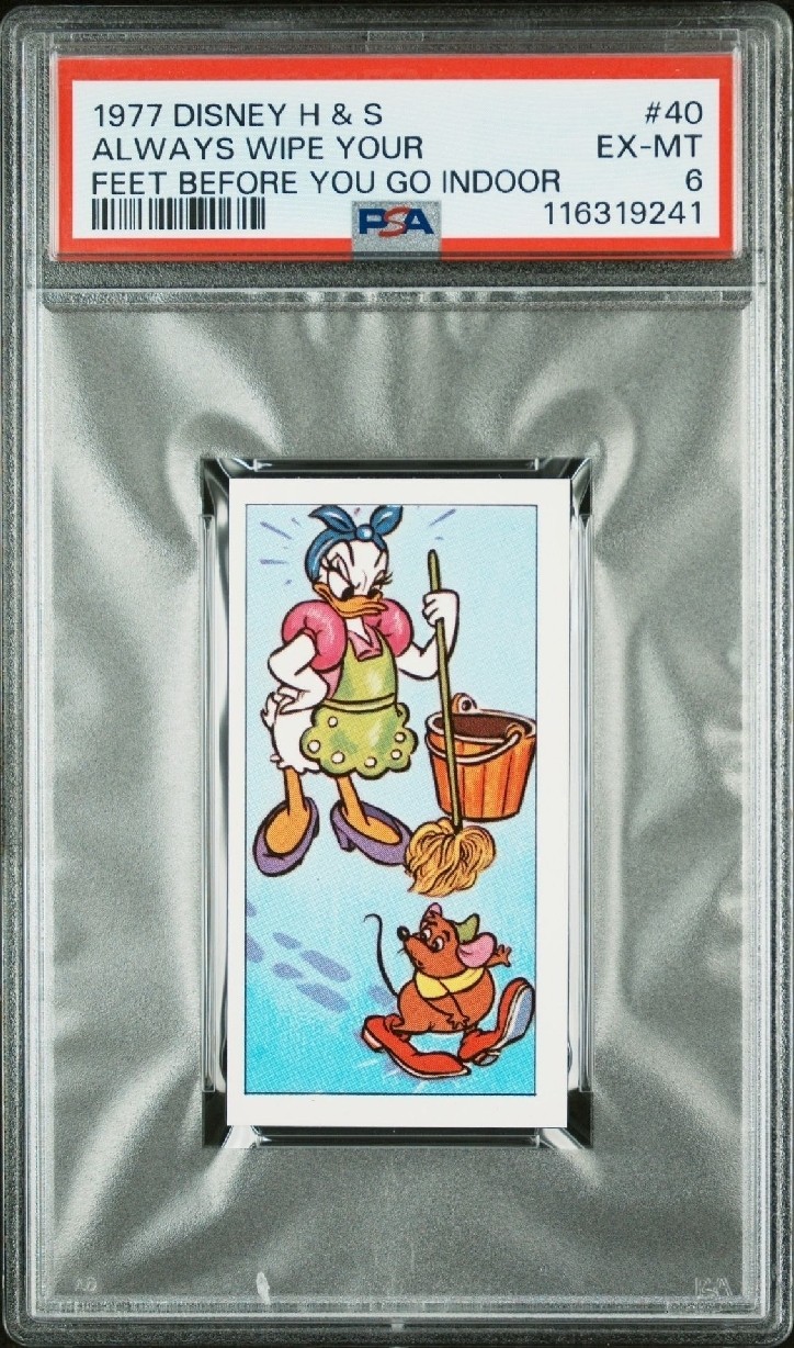 1977 Disney Health & Safety Always Wipe Your Feet Before You Go Indoors PSA 6