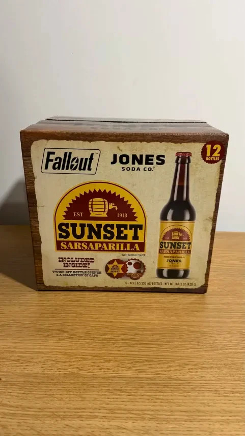 Fallout x Jones Soda Co – Sunset Sarsaparilla 12 Costco Exclusive – FAST SHIPPIN