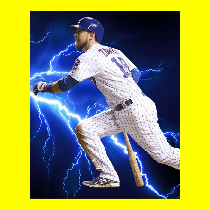 Ben Zobrist – Chicago Cubs #68743 – 8×10 Photo Printed at a Lab
