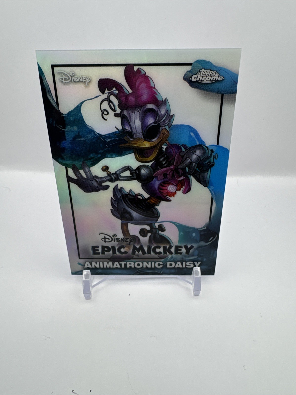 2026 Topps Disney Neon Epic Mickey #EM16 Animatronic Daisy