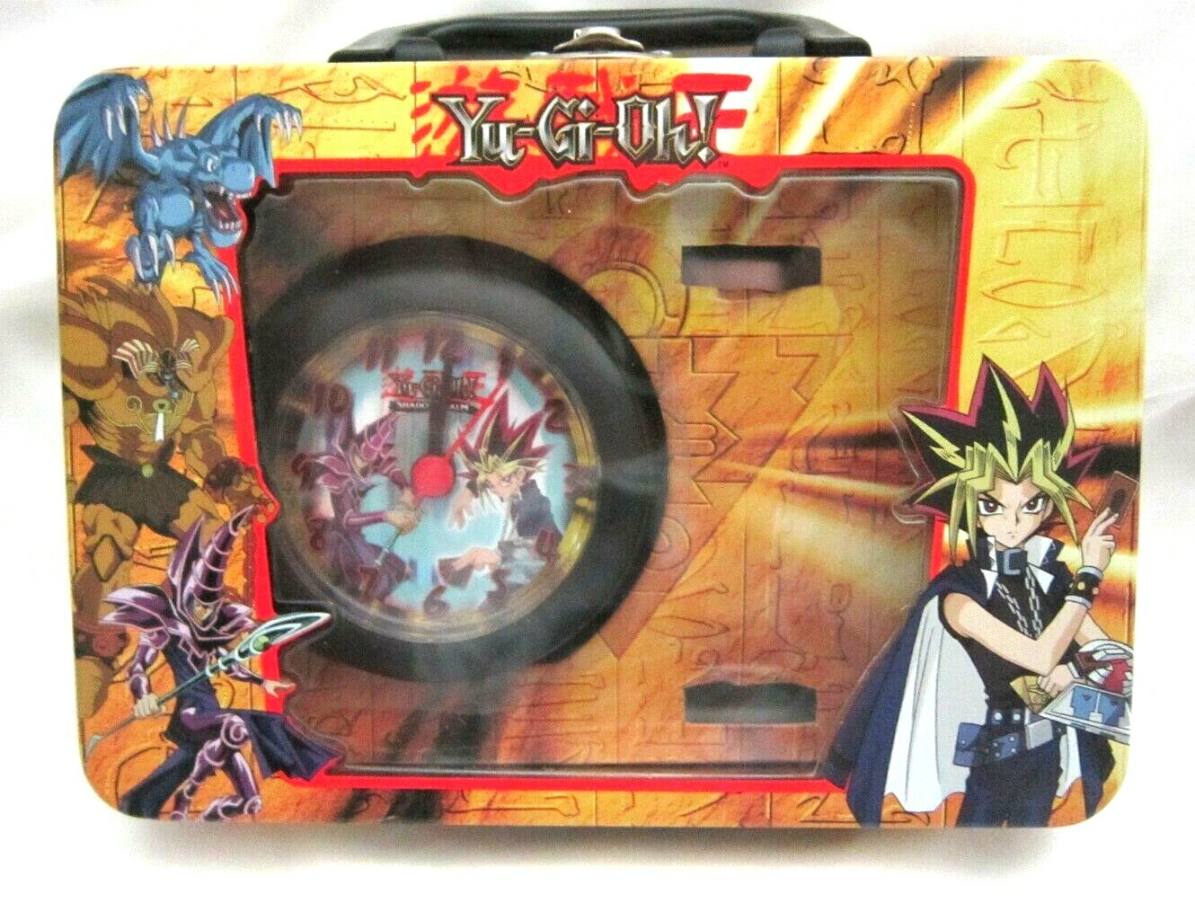 Yu Gi Oh/Yu-Gi-Oh Display Clock in Decorated Tin Box without the watch-New!