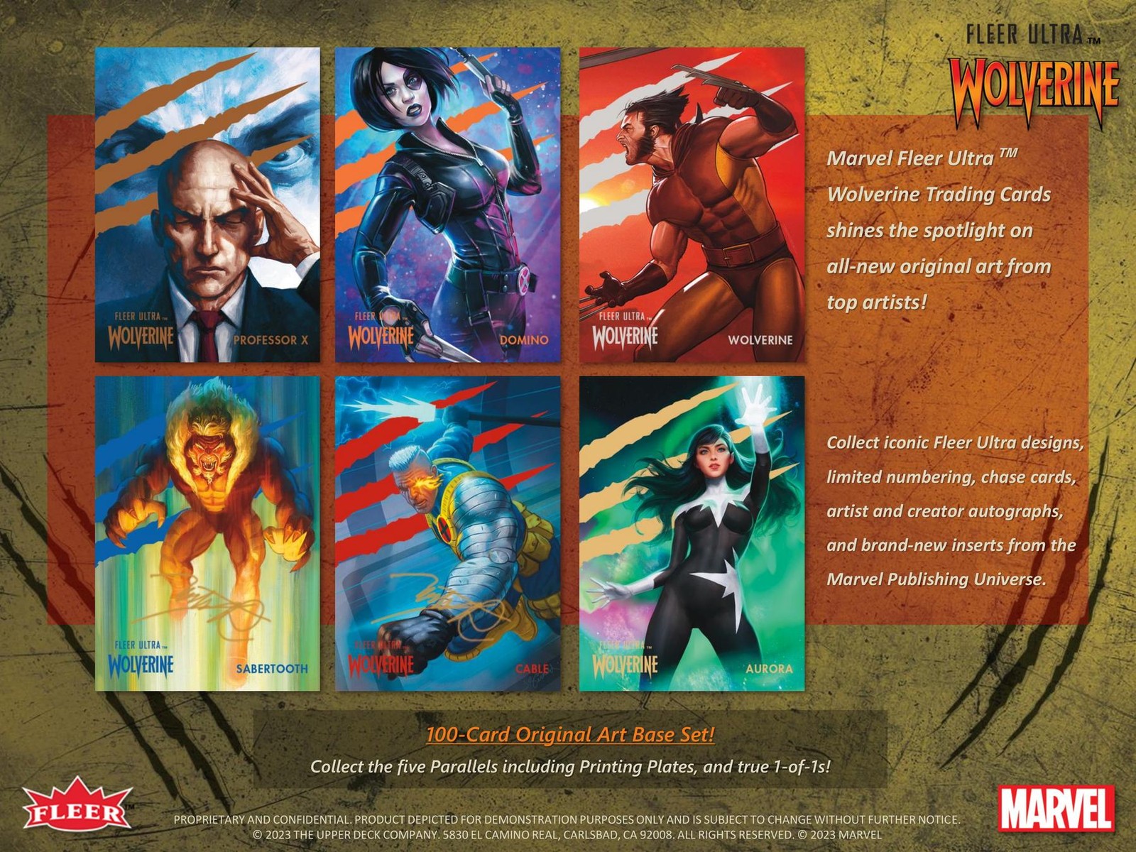 2024 Upper Deck Marvel Fleer Ultra Wolverine Blaster Box