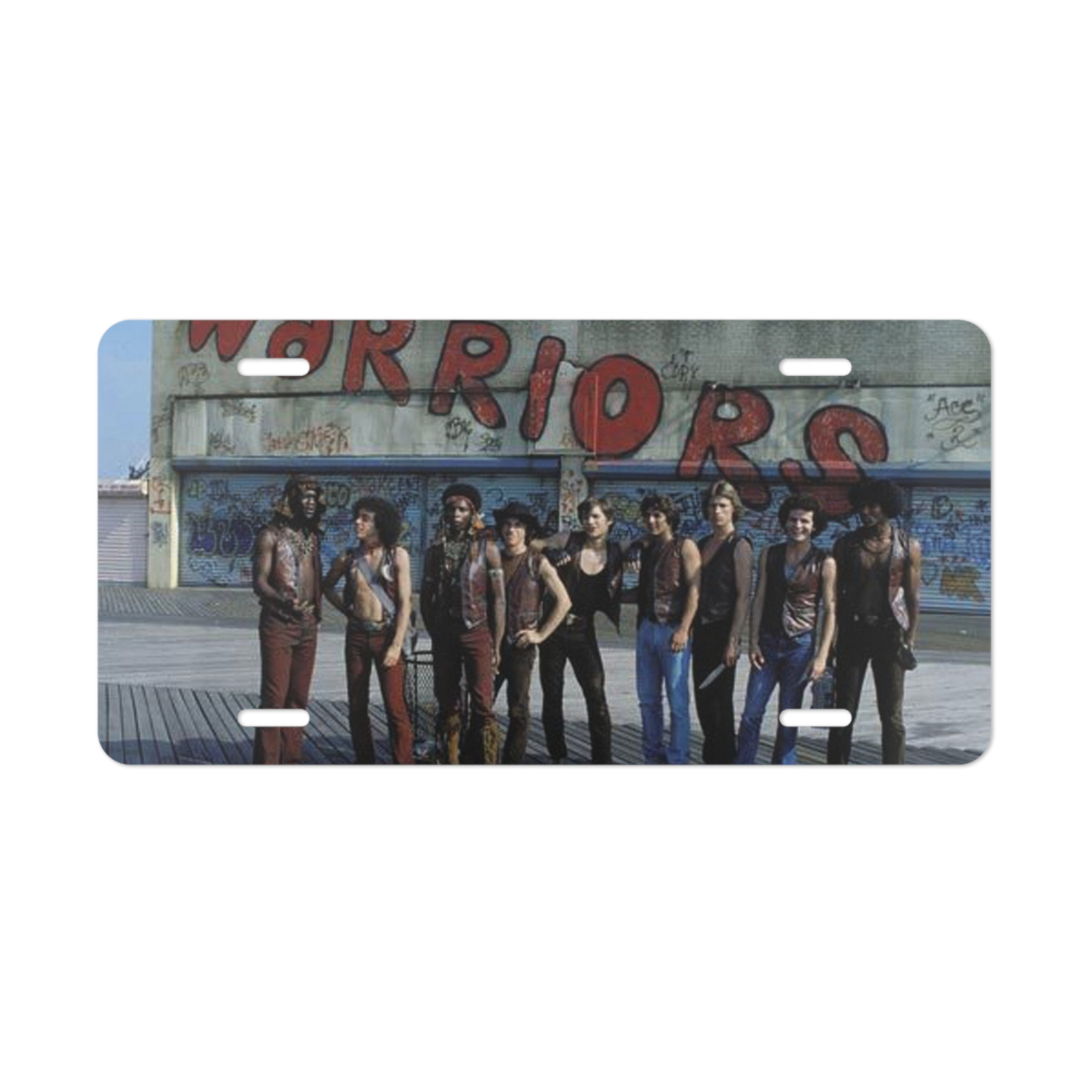 The Warriors Classic Movie License Plate