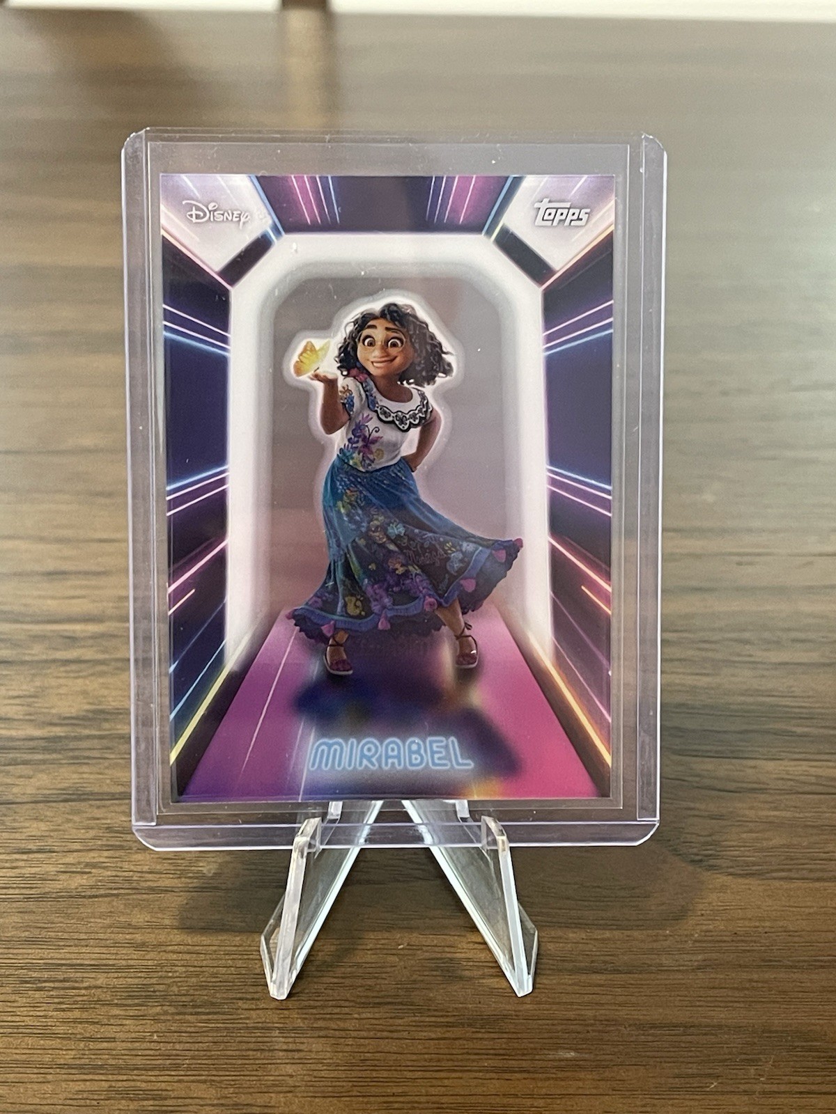 2026 Topps Disney Neon Mirabel #NPL-16 Neon Lights PETG Acetate Insert