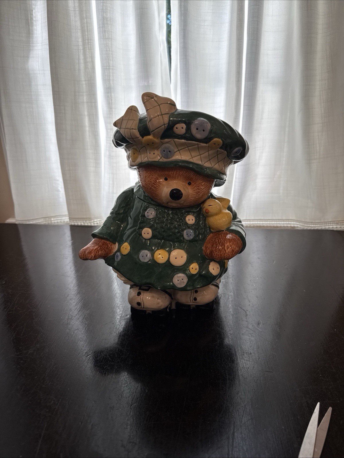 Vintage Hallmark Ceramic Bear Cookie Jar Certified International Corporation