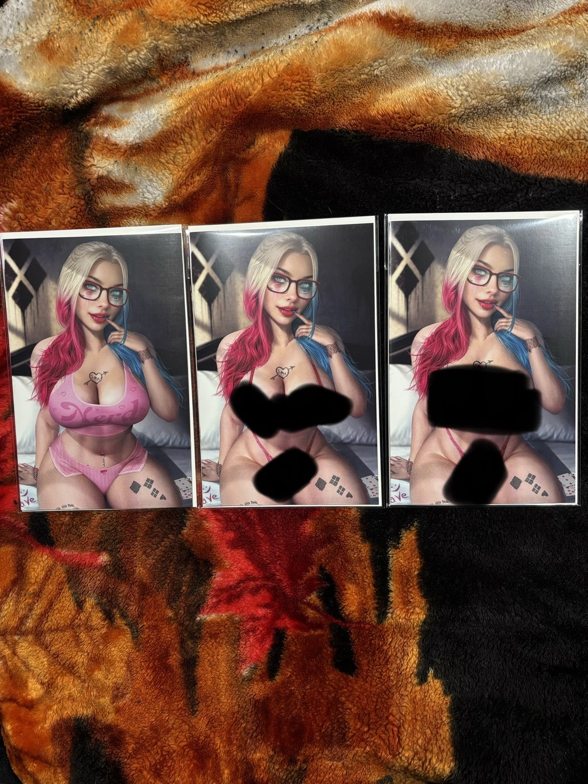 Cool Comics (Playful Temptation) Lingerie Virgin Harley Quinn LTD High Grade