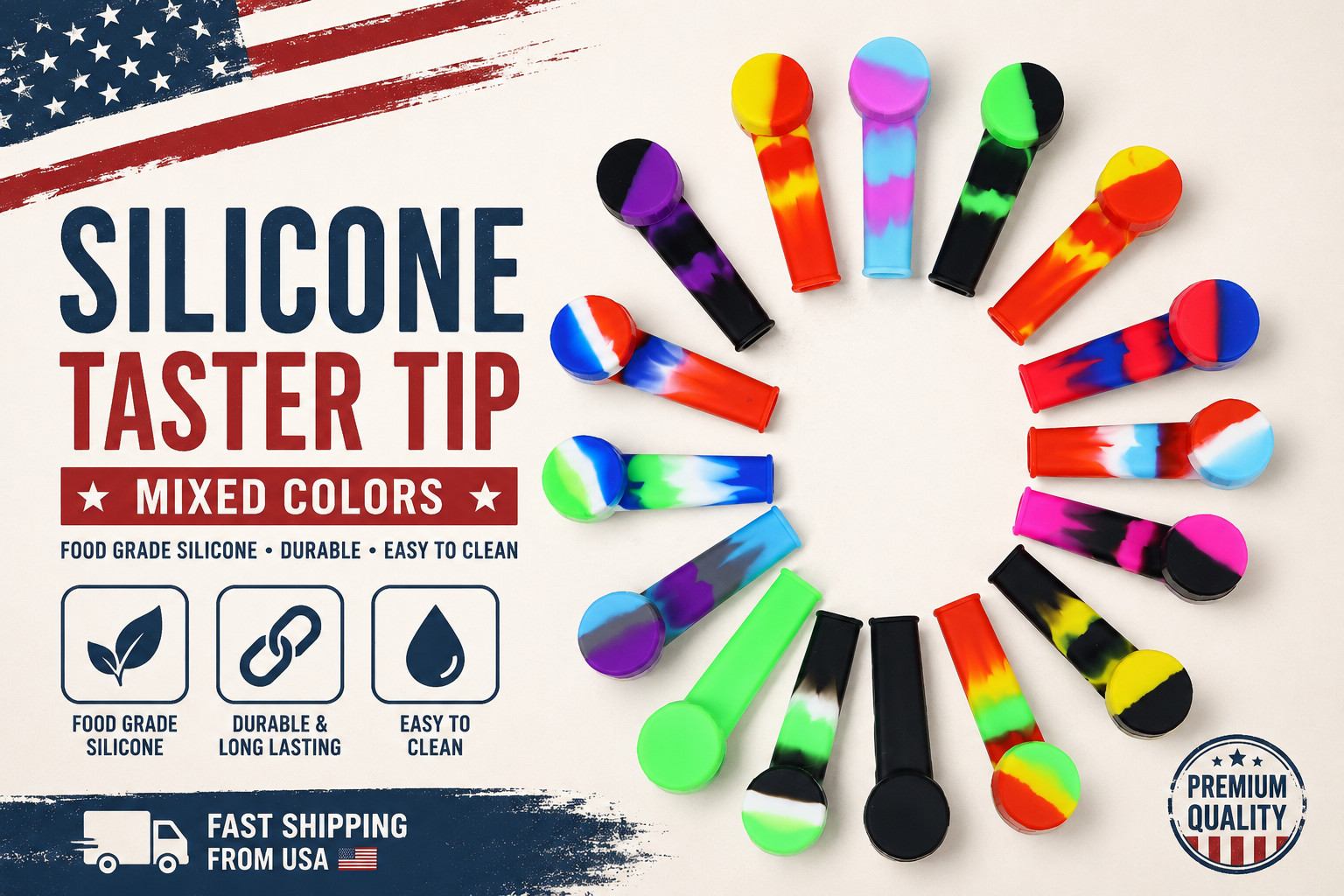 ( Pack of 10 )Silicone Smoking Hand Pipe with Metal Bowl &Cap Lid Pocket Pipe