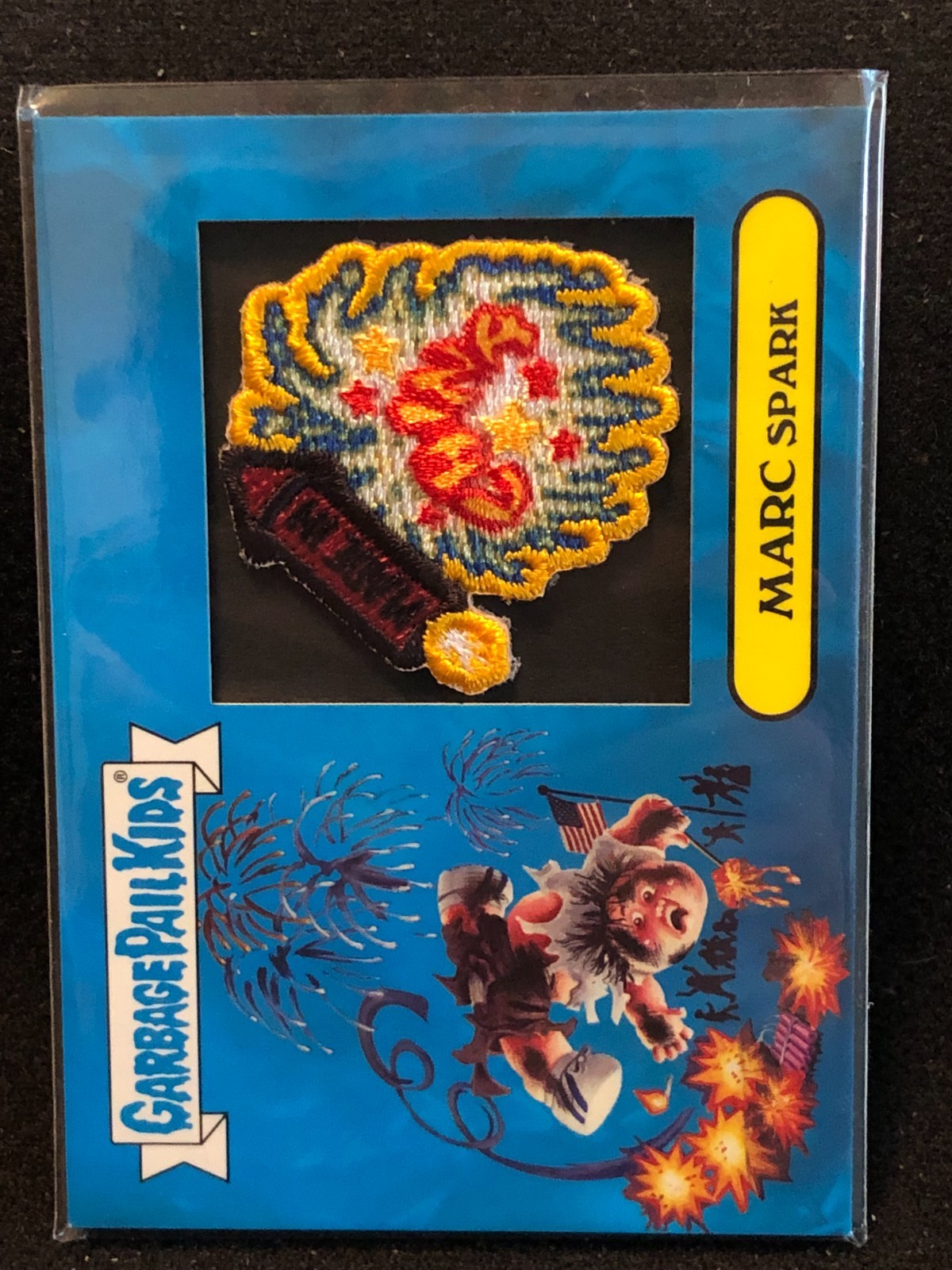 Garbage Pail Kids As American As Apple Pie #4 Marc Spark Patch Card 37/50