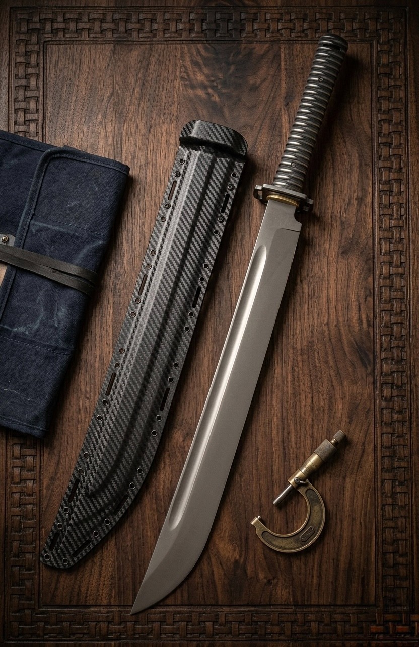 Custom Handmade Tactical Katana Sword Carbon Steel Blade Hunting | Camping Sword