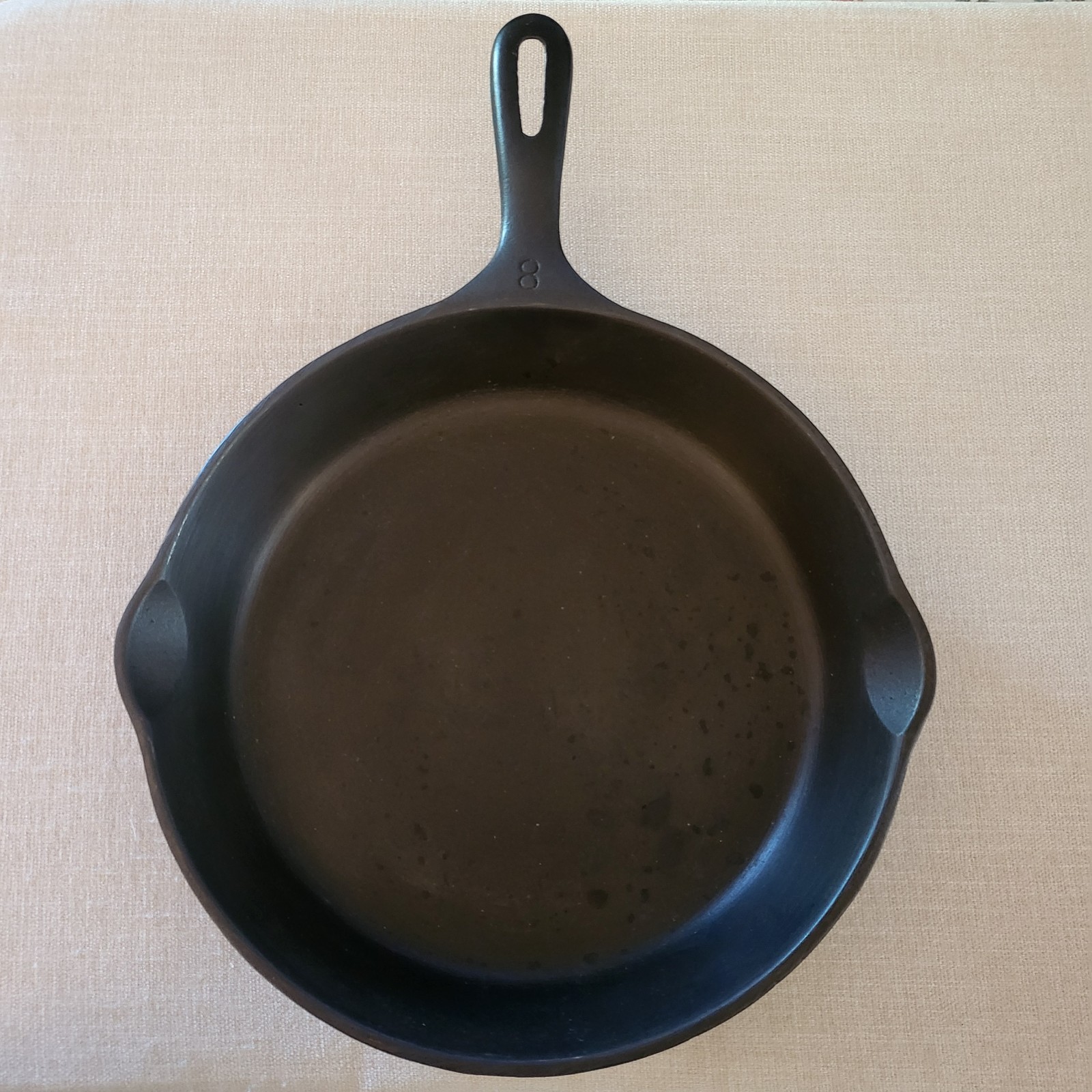 RARE Vintage Mercedes By Wagner Cast Iron 10.5 Inch Skillet
