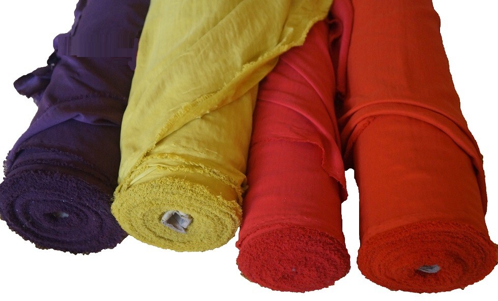 Mari Dago 500cm Satin Fabric Orange 5m , 5 Metres