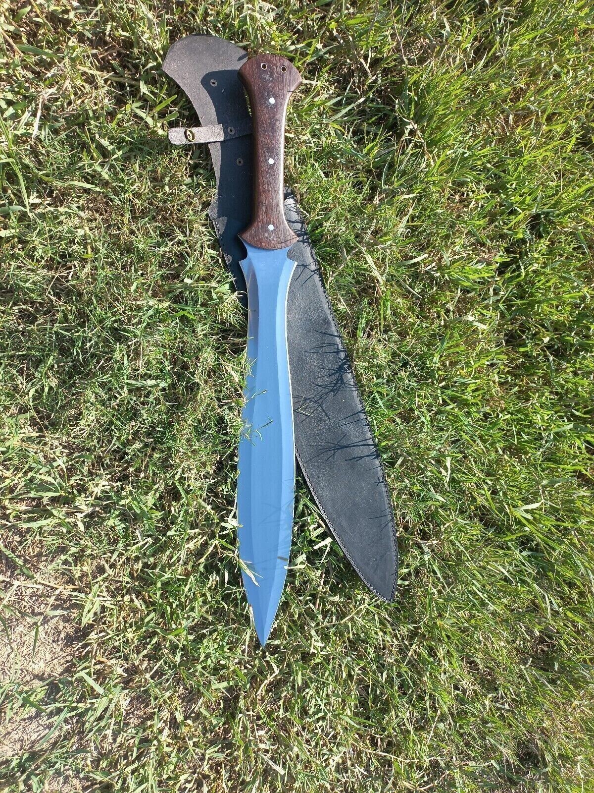 CUSTOM HANDMADE D2 TOOL STEEL GREEK XIPHOS GLADIUS SWORD VIKING SWORD