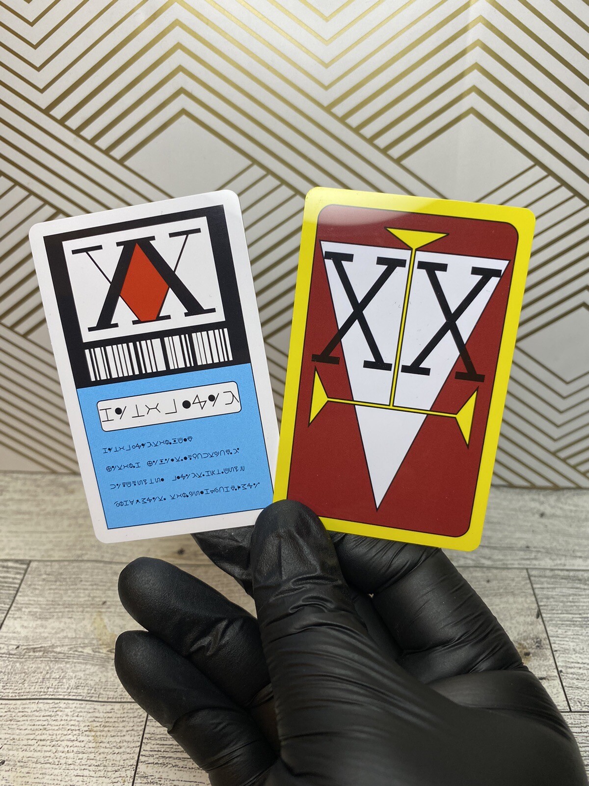 Hunter X Hunter Anime Hunter License Card 1 & 2 Star PVC HunterXHunter Cards