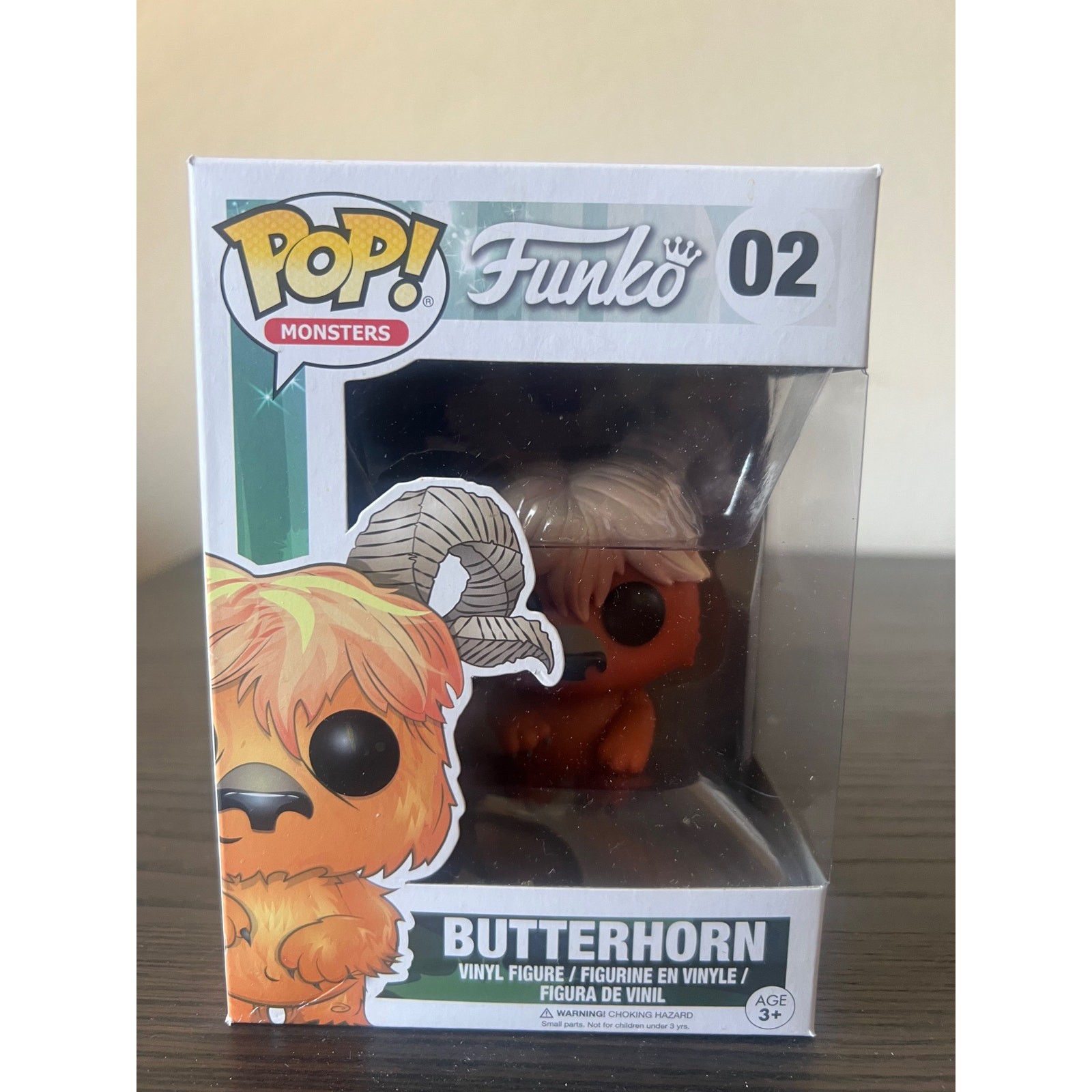 VAULTED EXCLUSIVE Butterhorn Funko Pop Monsters #02 Wetmore Forest Vinyl Figure