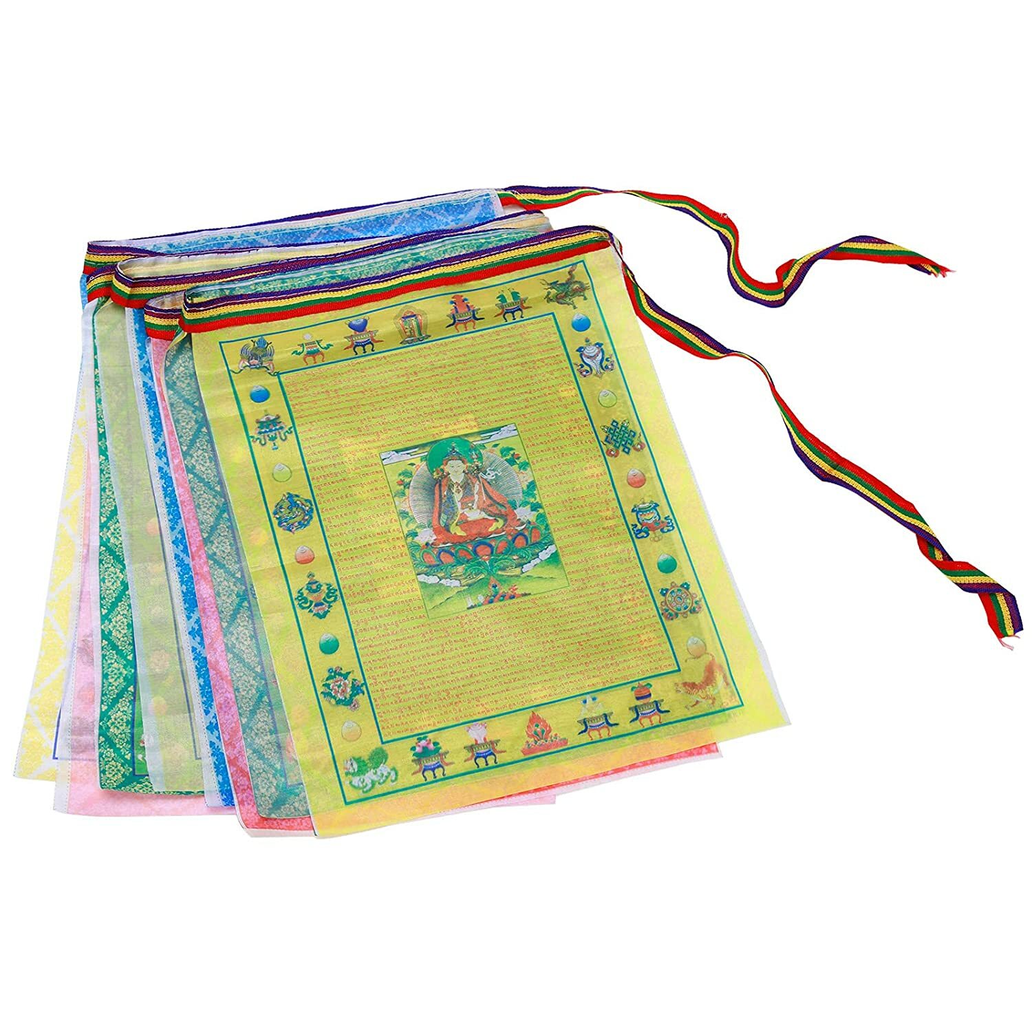 Tibetan Buddhist Prayer Flags 20Pcs Outdoor Meditation Traditional 11×14 inches
