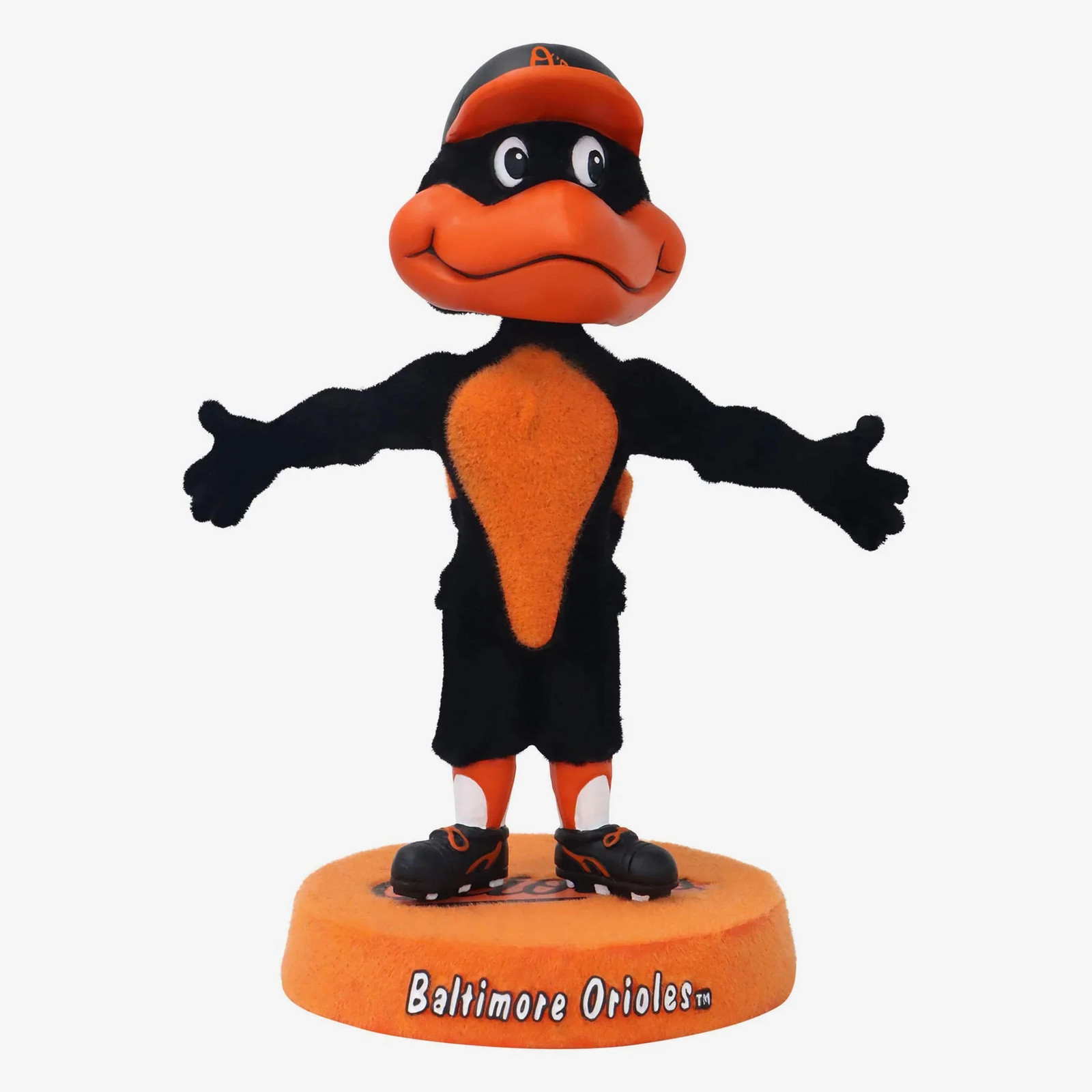 The Oriole Bird Baltimore Orioles Fuzzy Fur Bobblehead MLB