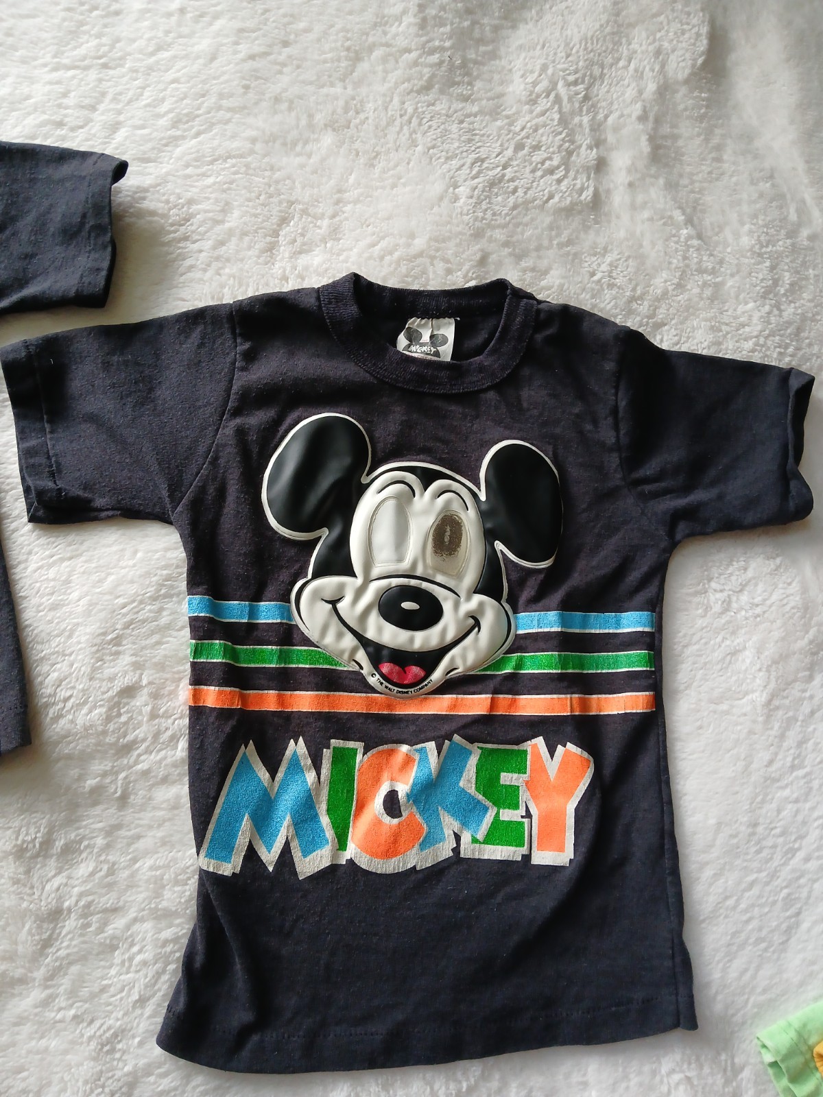 Disney Mickey Mouse Kids “Dimension Weld” Single Stitch Hem Tees Set of 2 RARE
