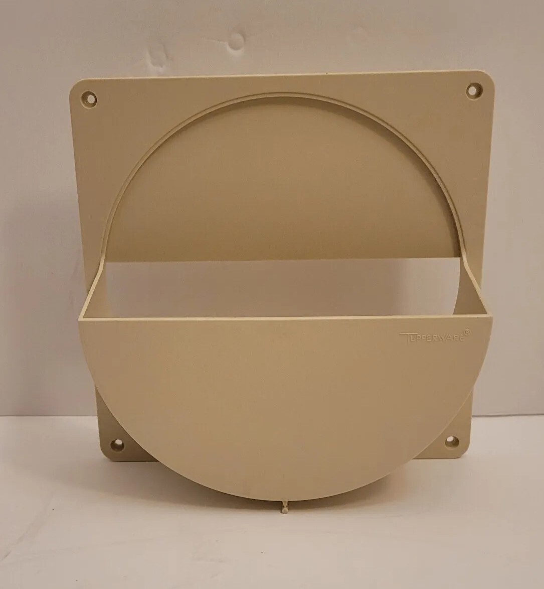 Vintage Tupperware Medium Seal Lid Holder Wall Door Storage Organizers #1645