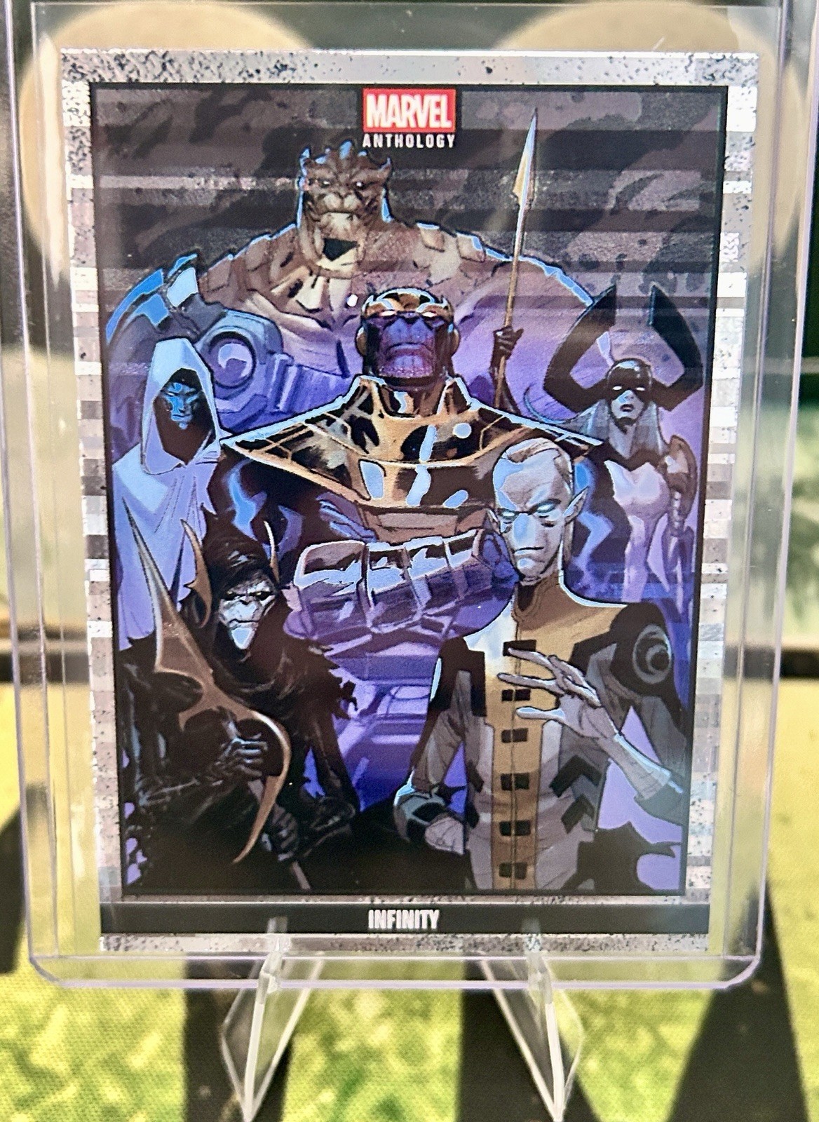 2025 Panini Marvel Anthology Infinity #84 Silver Parallel 37/50 Thanos NM
