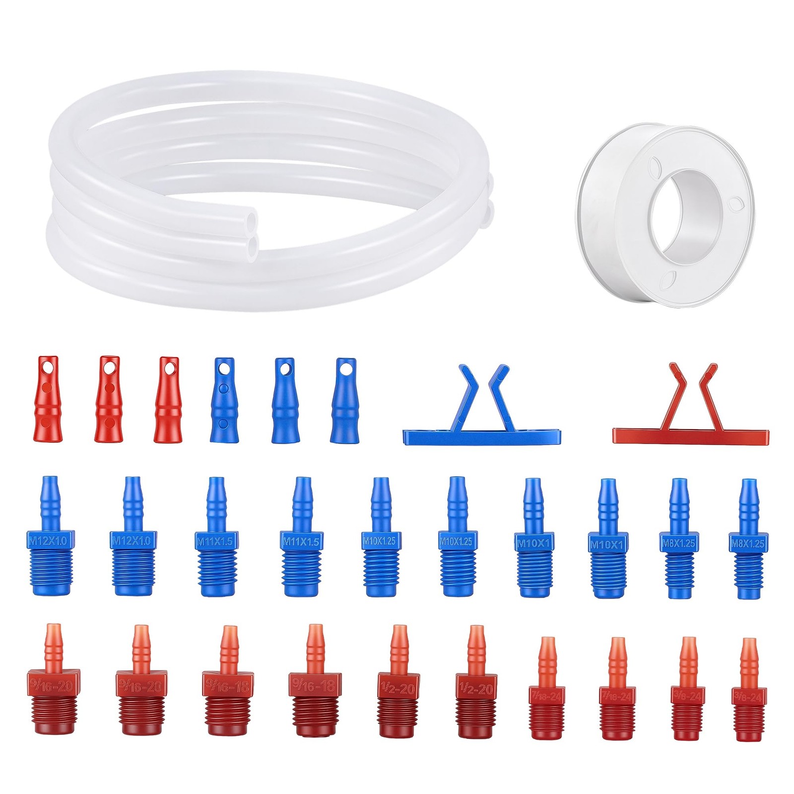Master Cylinder Bleeder Kit Compatible with 14151, 31pc Complete Brake Bleeder
