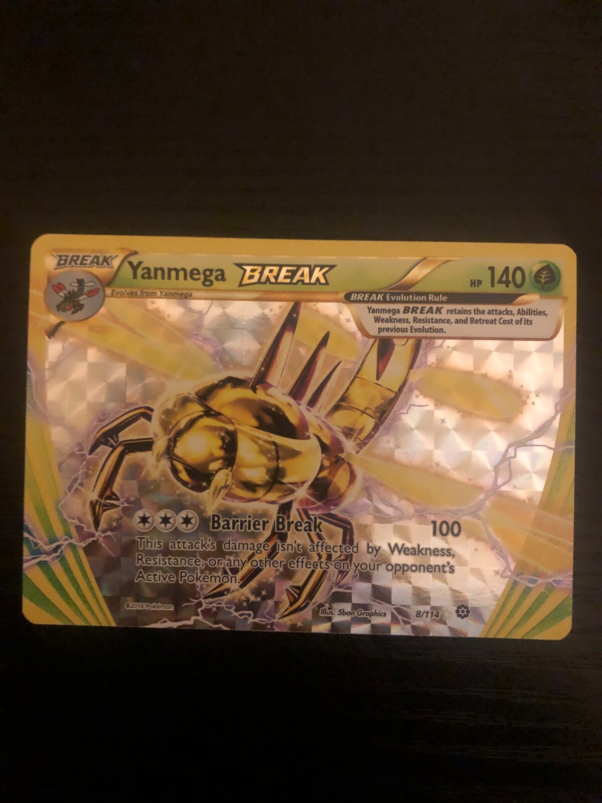 8/114 | YanmegaBREAK | XY Steam Siege | Rare BREAK