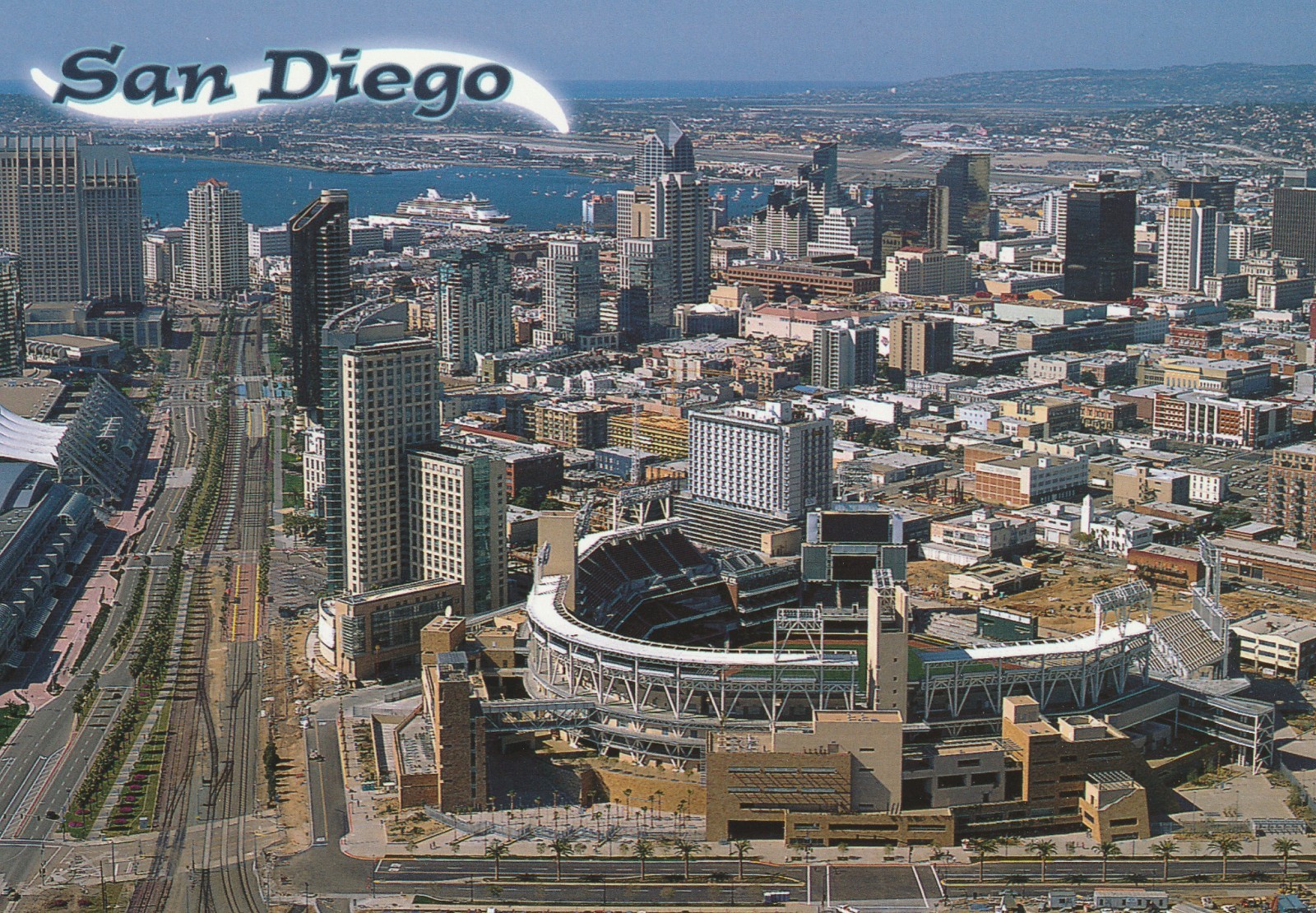 San Diego Padres Petco Park Baseball Stadium Postcard (T-601, 49652)