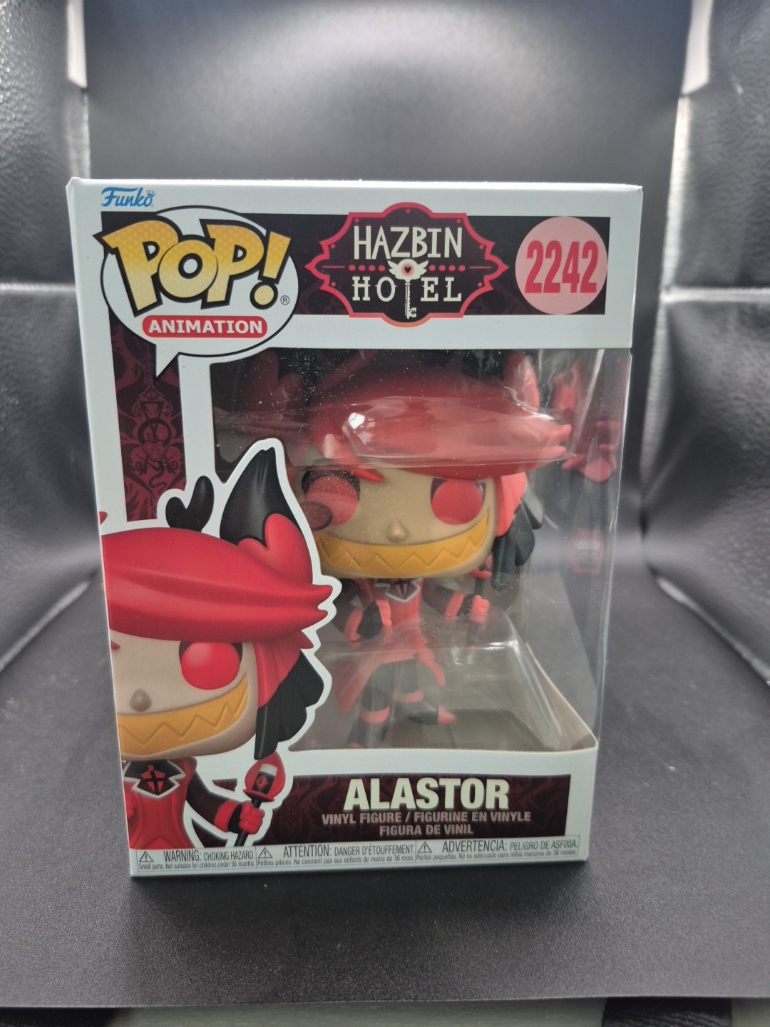 Funko Pop! – Alastor #2242 – Hazbin Hotel – A24 – Vinyl Figure with protector