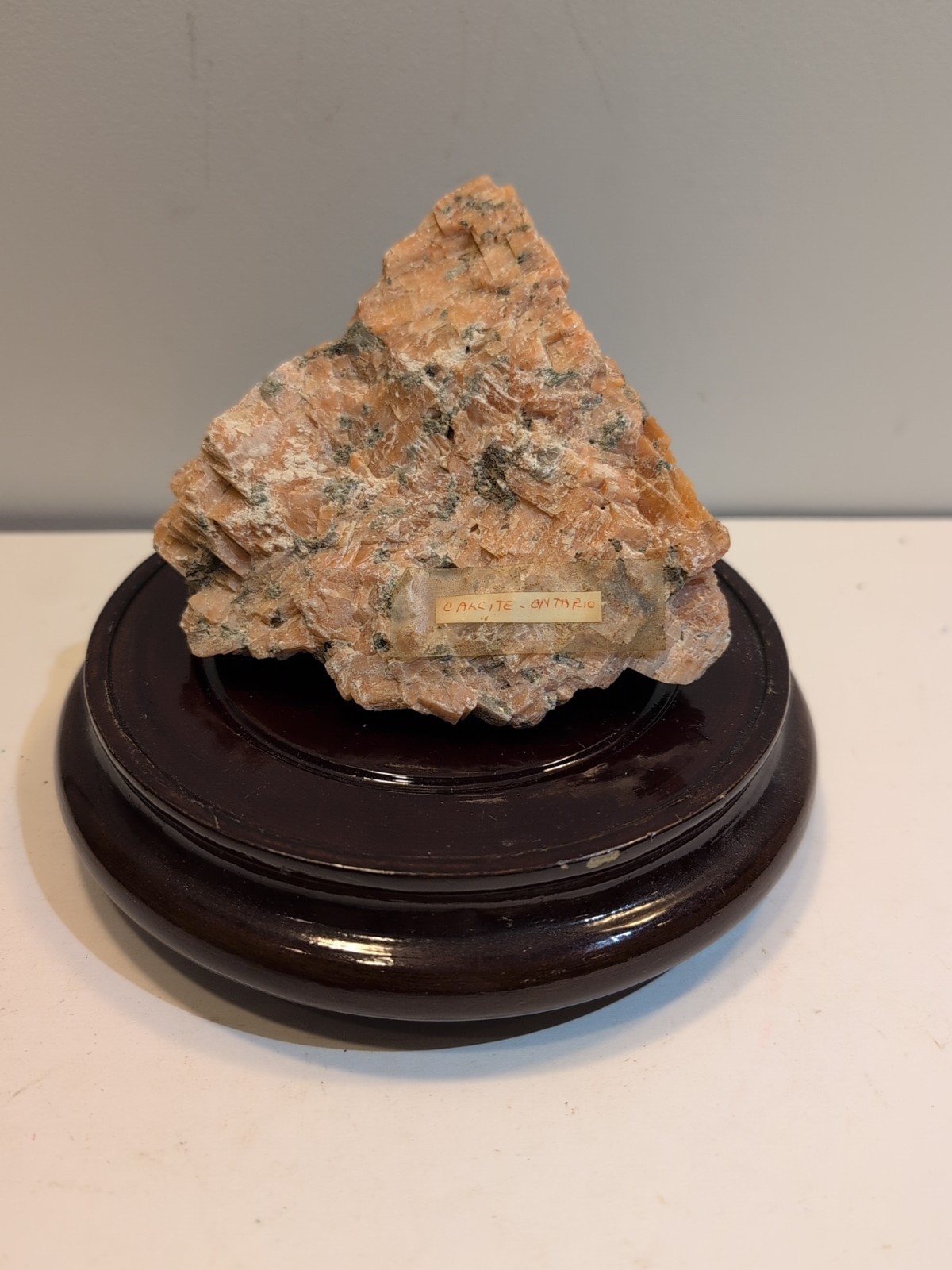 Large Pink Calcite Rough Crystal 1 Lb. 4.6 oz. ( from Ontario , Canada ) clean