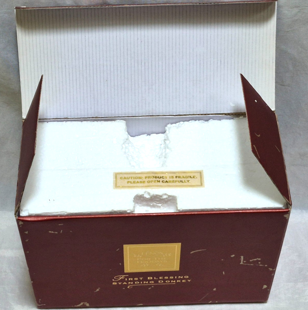 Lenox First Blessing Nativity Donkey Standing Ceramic 1-pcs New In Box