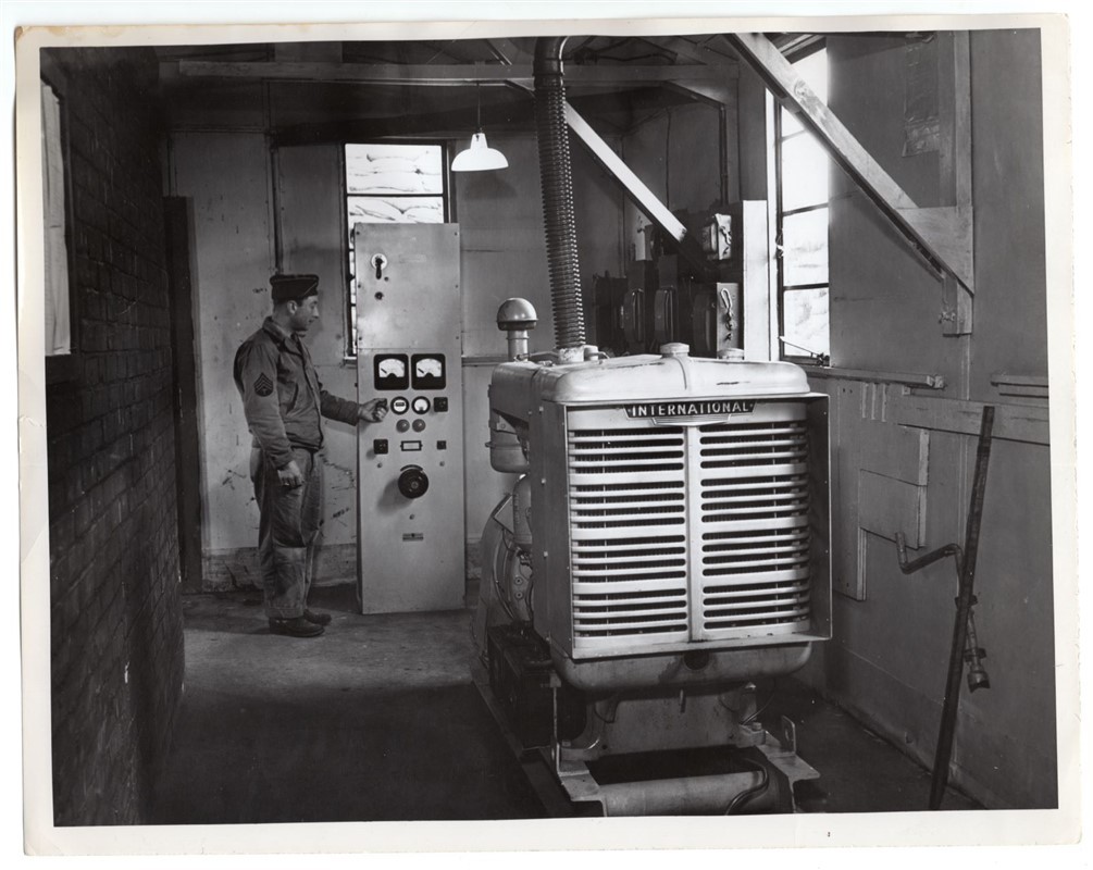 1944 London England US Army Signal Corps Communication Center Original Photo