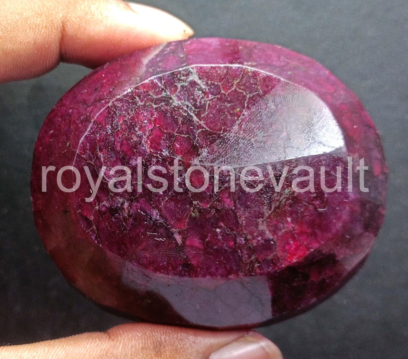 866.5 CT Oval Shape Natural Red Ruby IGL Certified Opaque Loose Gems 5AOI