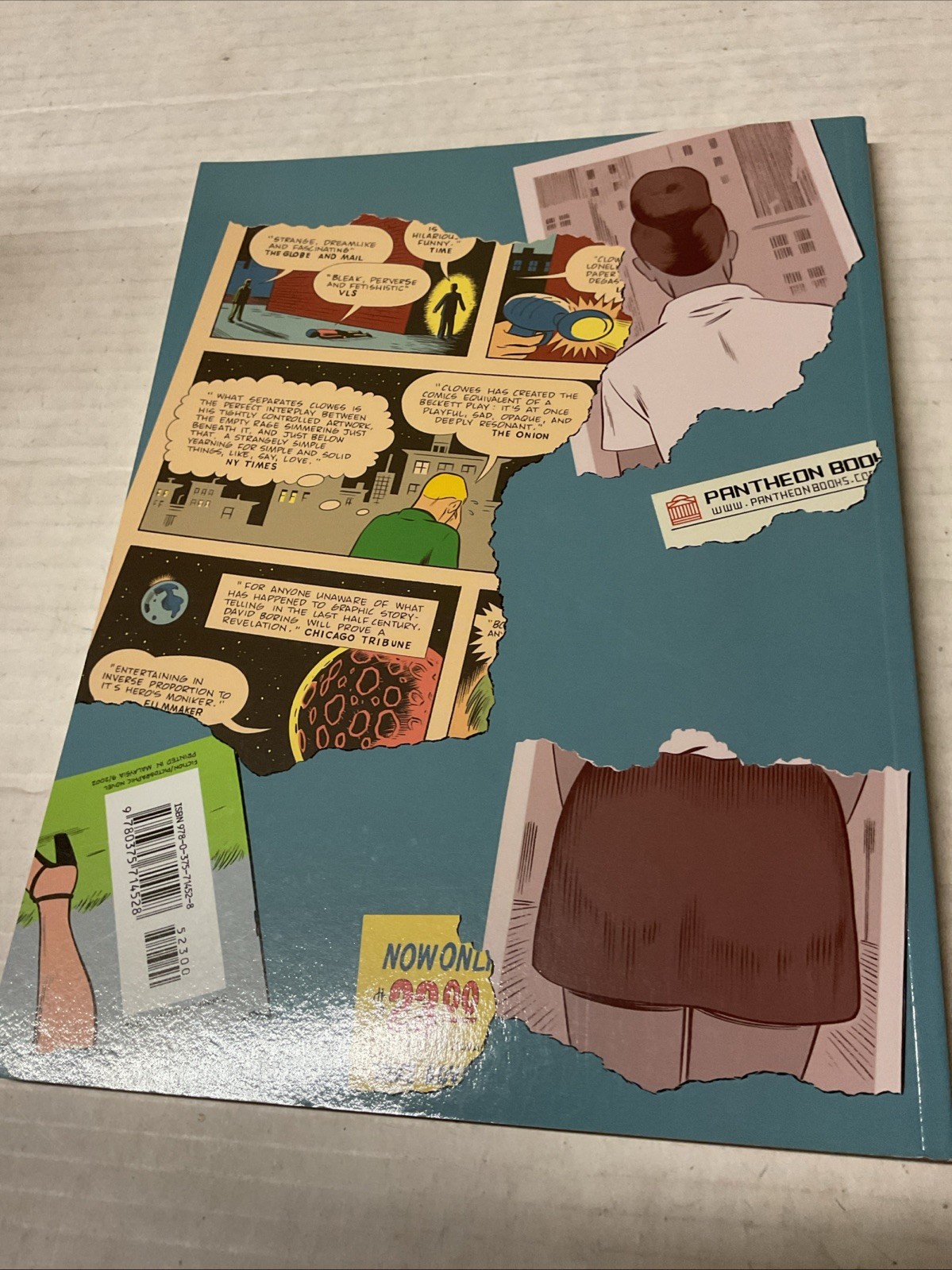 DAVID BORING TPB DANIEL CLOWES PANTHEON FIRST EDITION 2000